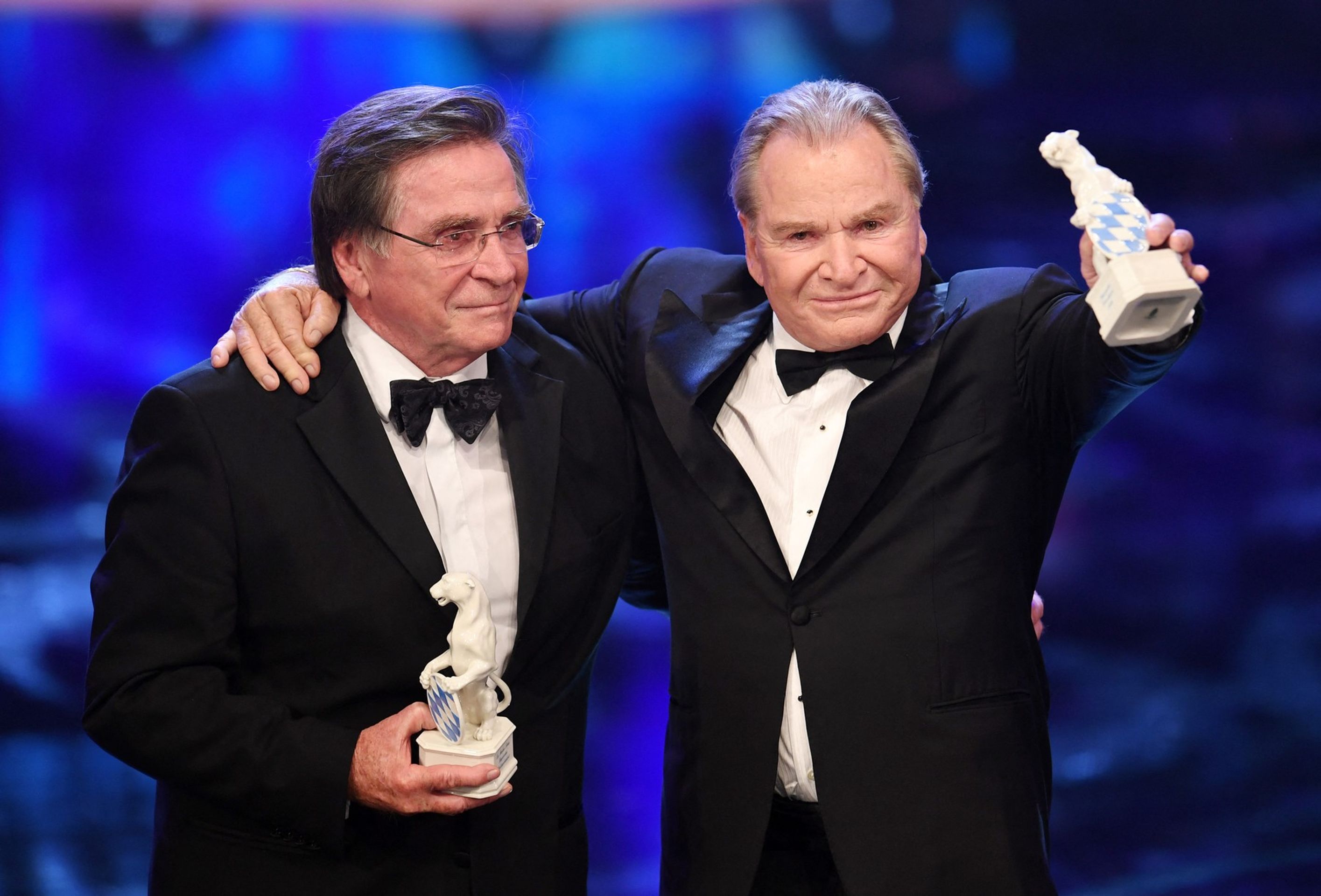 Herci Elmar Wepper a Fritz Wepper s oceněním Modrý Panter, 2019 - Herec Fritz Wepper (3/4)