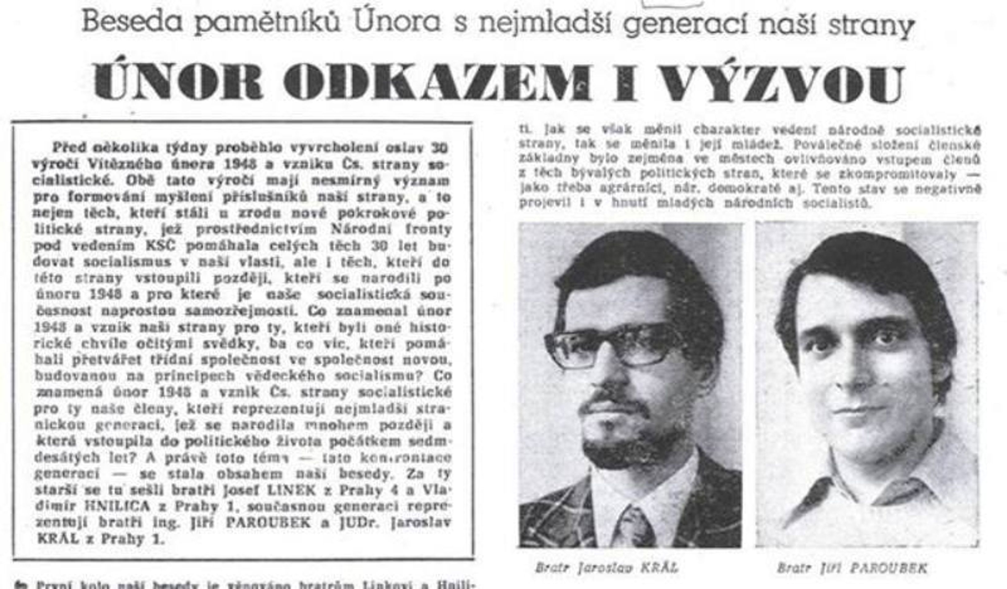 Jiří Paroubek a jeho obhajoba Vítězného února 48 - 2 - GALERIE: Jiří Paroubek (1/17)