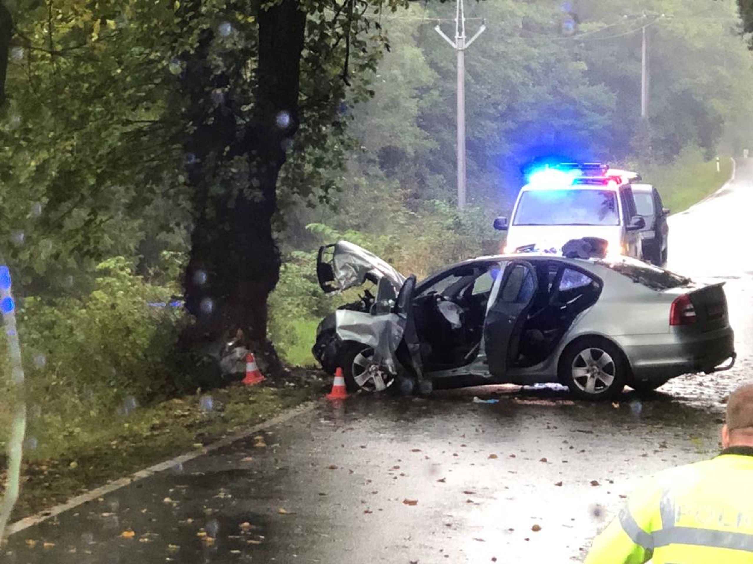 Dopravní nehoda u Vyššího Brodu - Dopravní nehoda u Vyššího Brodu (2/3)