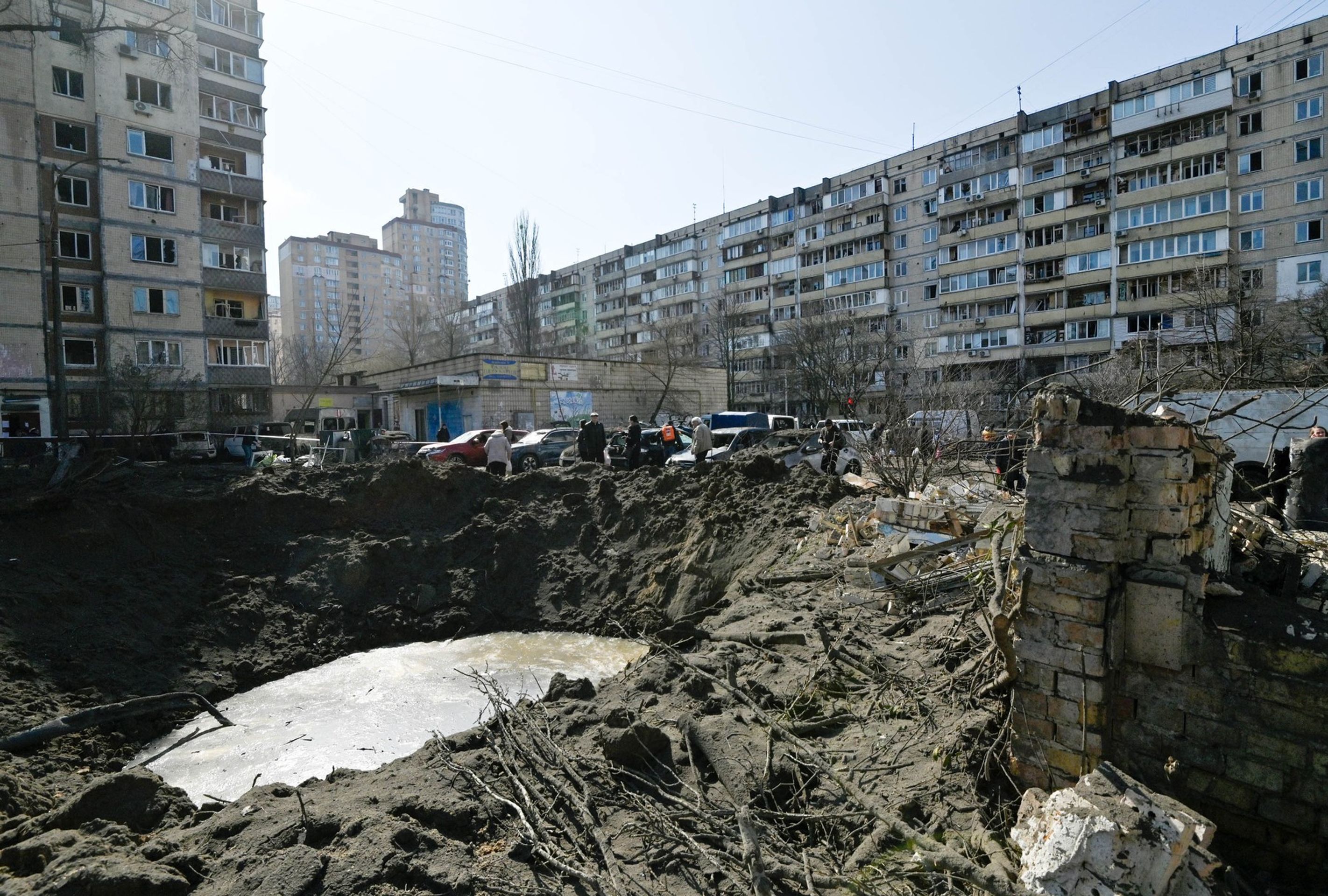 Následky raketového útoku ruské armády na Kyjev, 21. 3. 2024 - Ruský útok (5/6)
