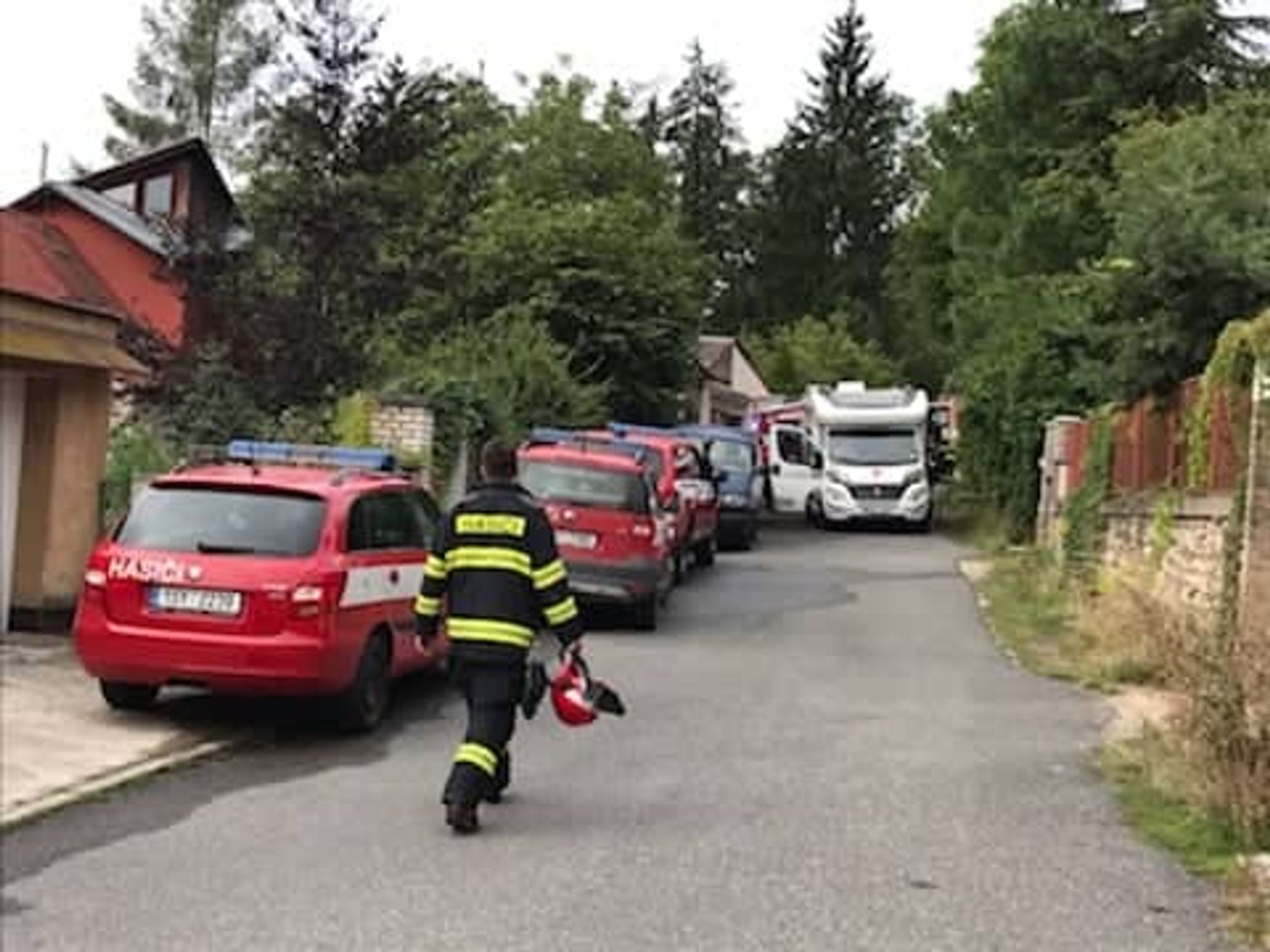 Krejčířova vila v Černošicích hořela - GALERIE: Požár Krejčířovi vily v Černošicích (9/27)