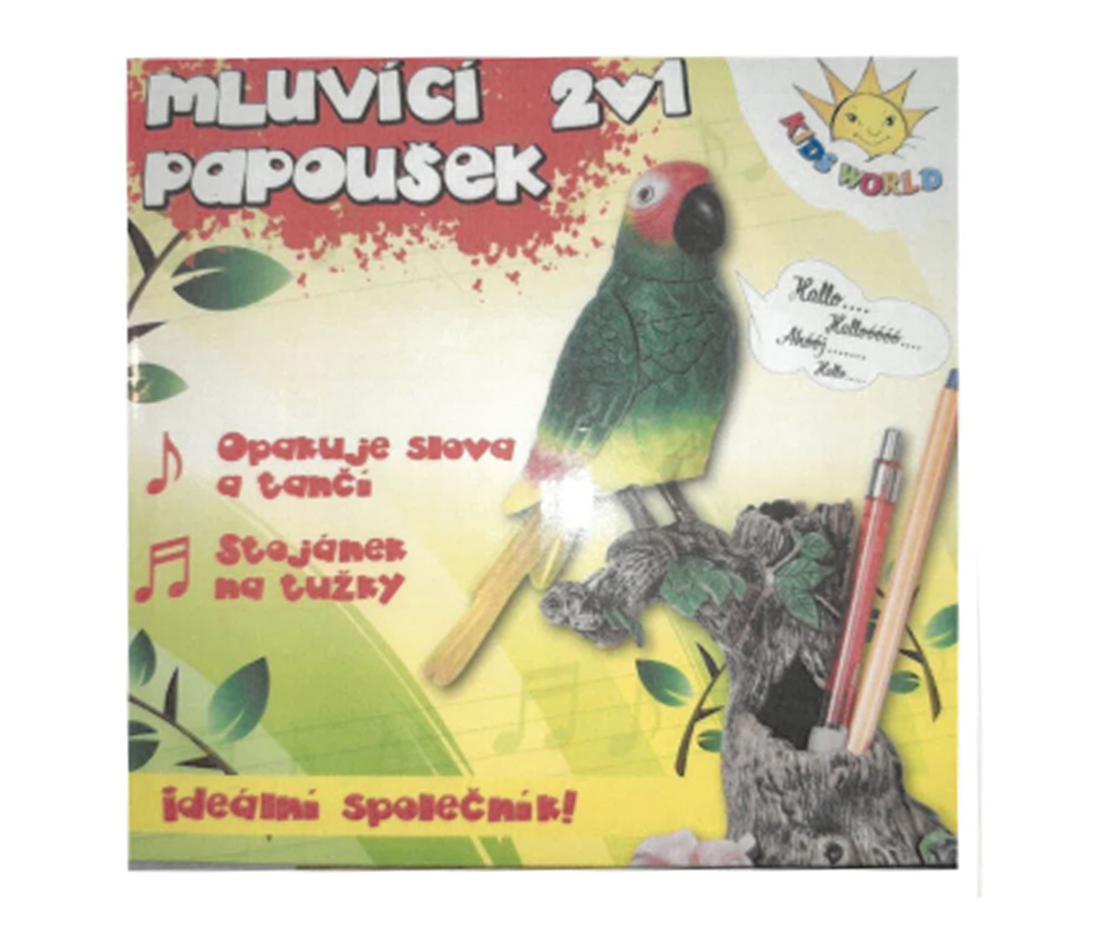Stažený výrobek z prodeje - Stažený mluvící papoušek z prodeje (1/4)
