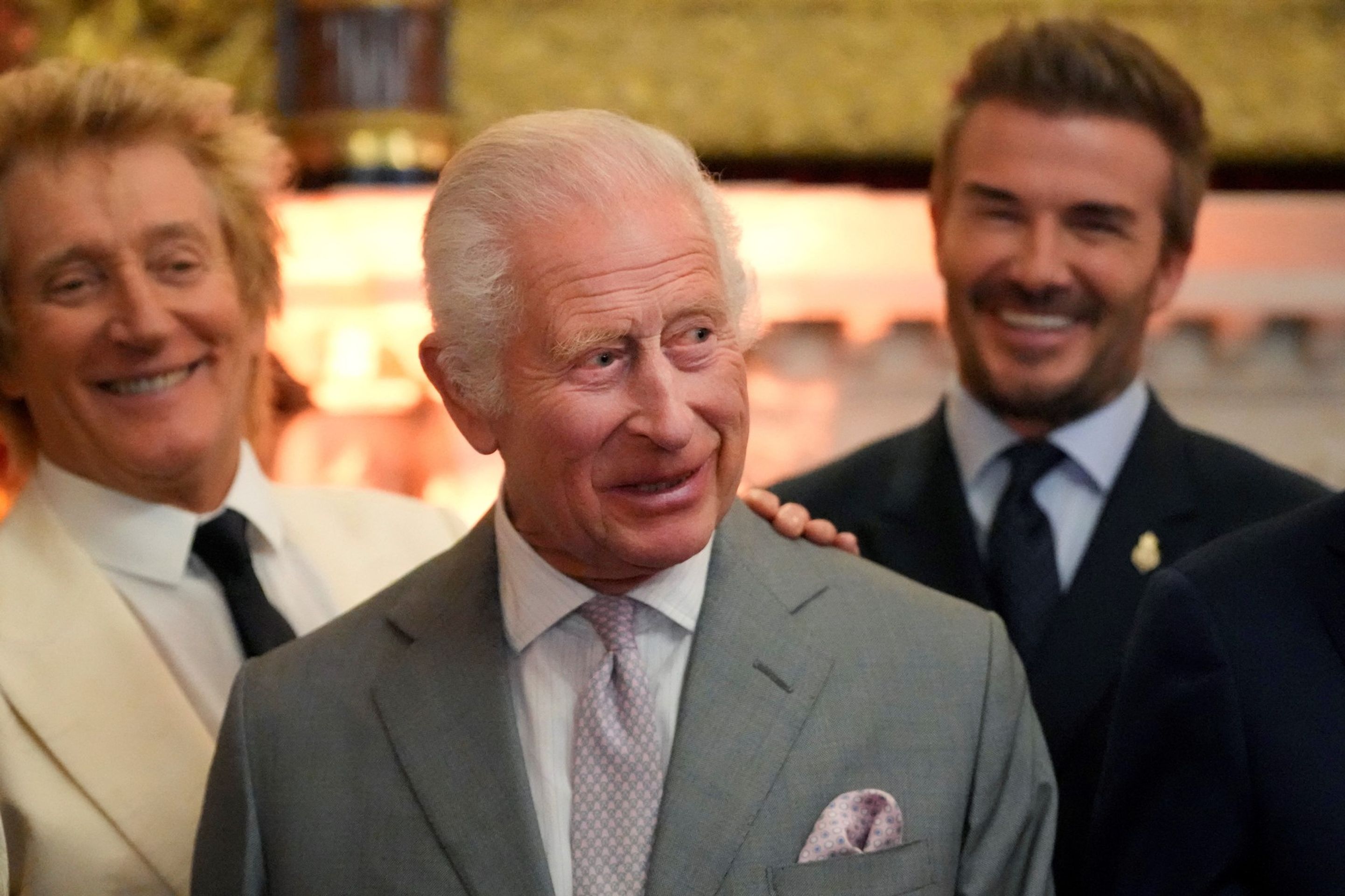 Rod Stewart, král Karel III. a David Beckham, 11. 6. 2024 - Král Karel III. (6/46)