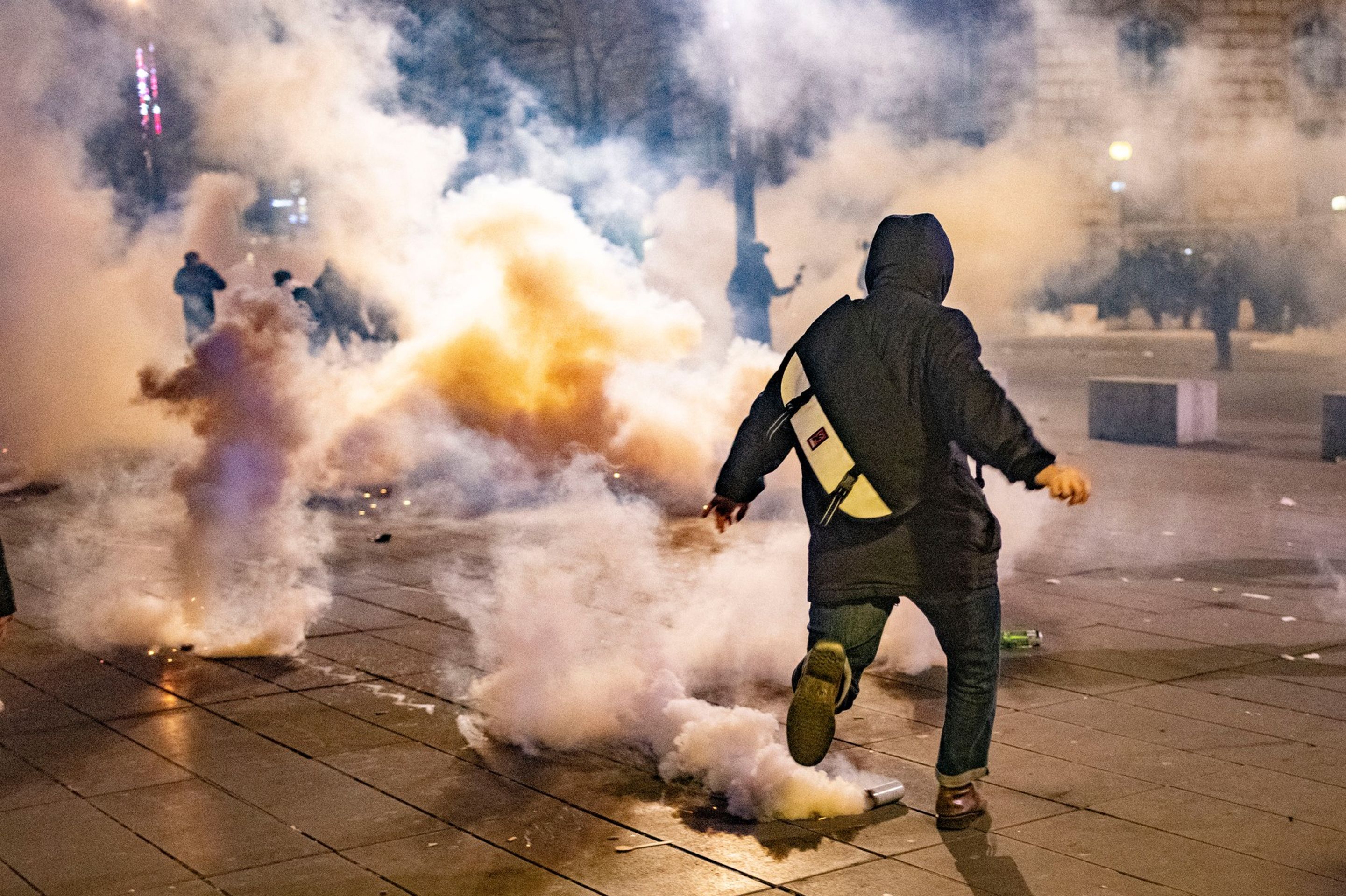 Francie protest proti důchodové reformě - Protesty proti důchodové reformě ve Francii (10/15)