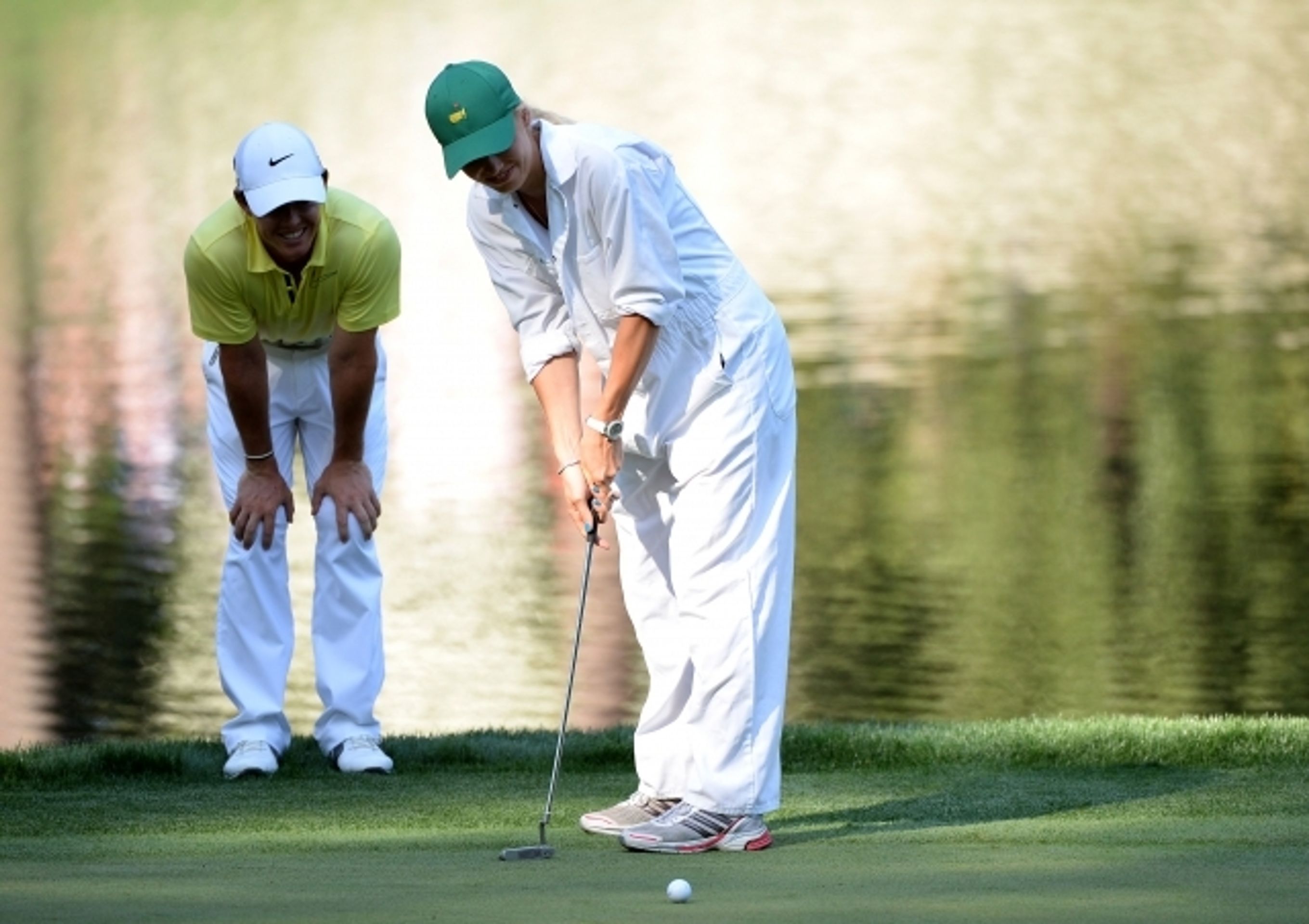 Caroline Wozniacká a Rory McIlroy - 11 - GALERIE: Caroline Wozniacká a Rory McIlroy na Masters (5/12)