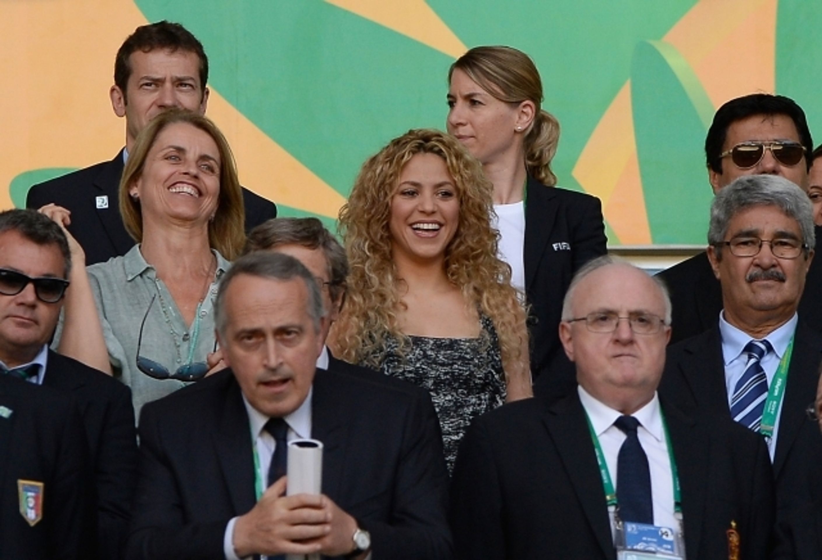 Shakira na Poháru FIFA - 4 - GALERIE: Shakira fandí Španělům na Poháru FIFA (4/9)