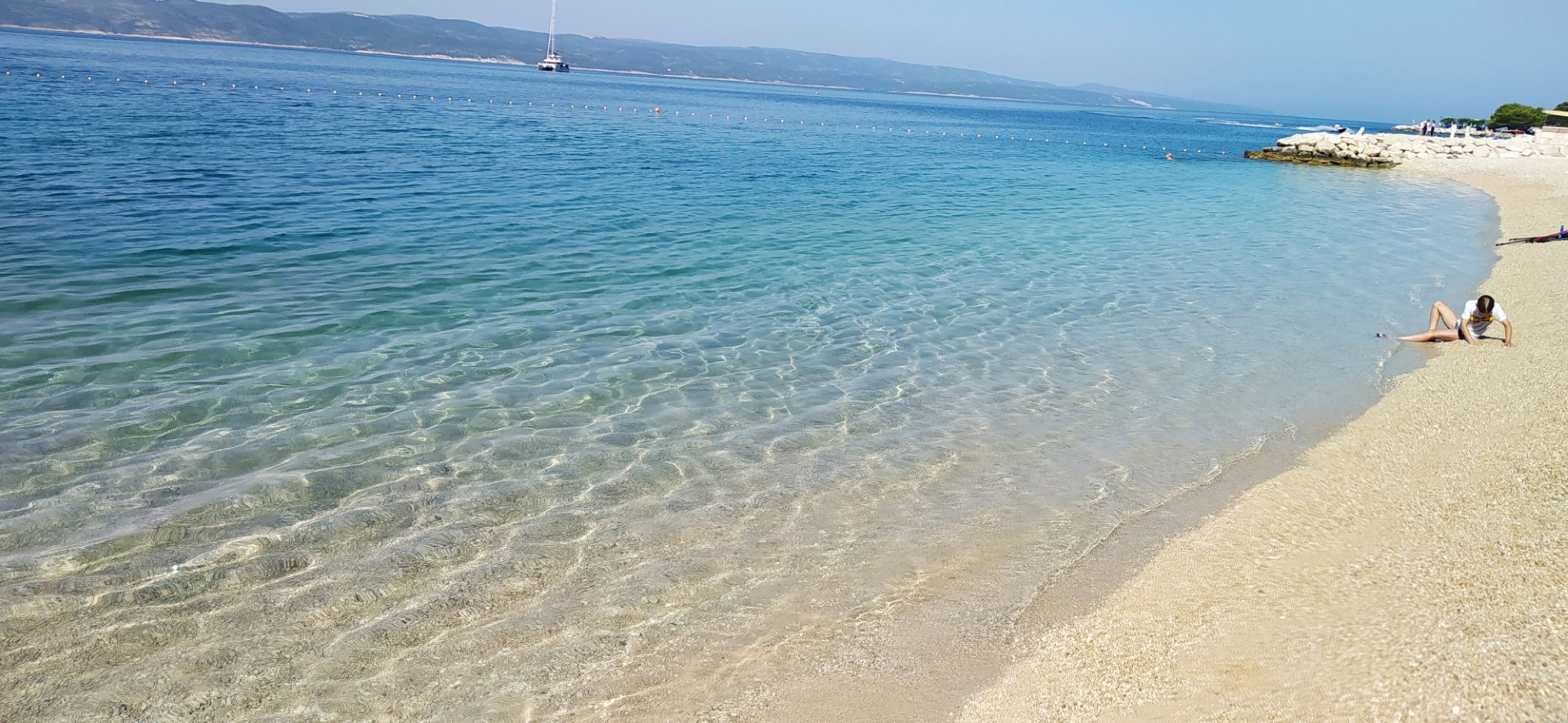 Chorvatská Brela - Moře v chorvatském letovisku Brela (6/7)