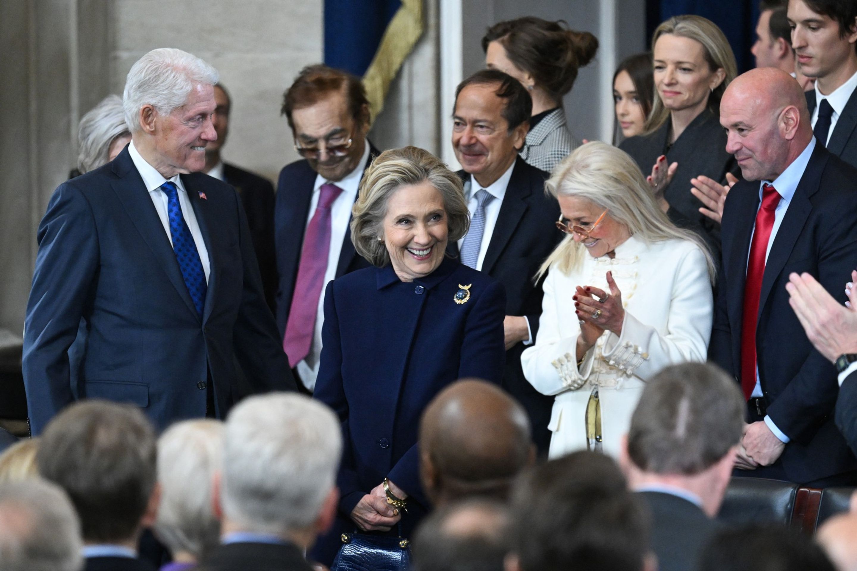 Bill Clinton a Hillary Clintonová na inauguraci Donalda Trumpa - Inaugurace Donalda Trumpa (8/14)