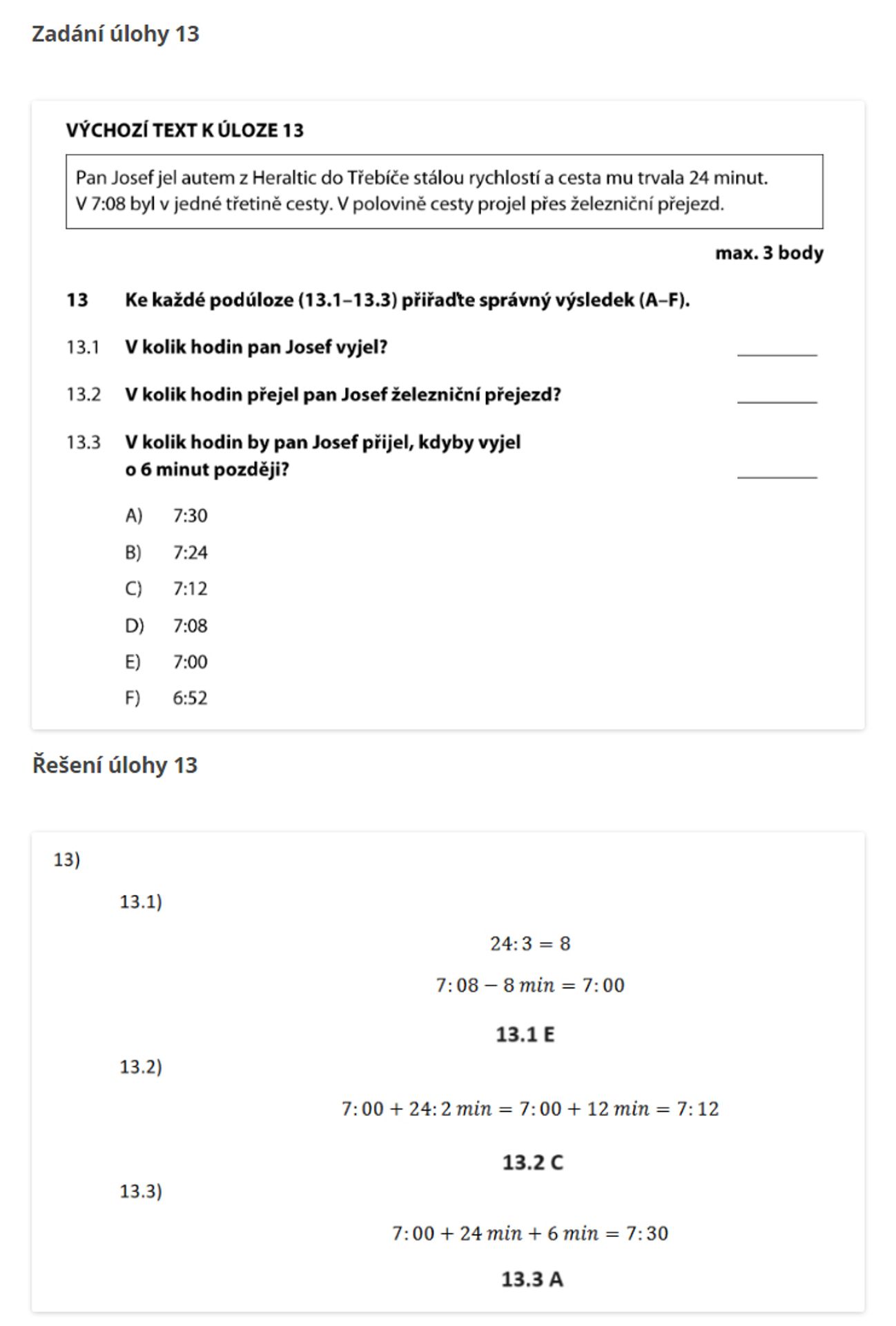 8Úloha13 - Přijímací zkoušky z matematiky s řešením (31/32)