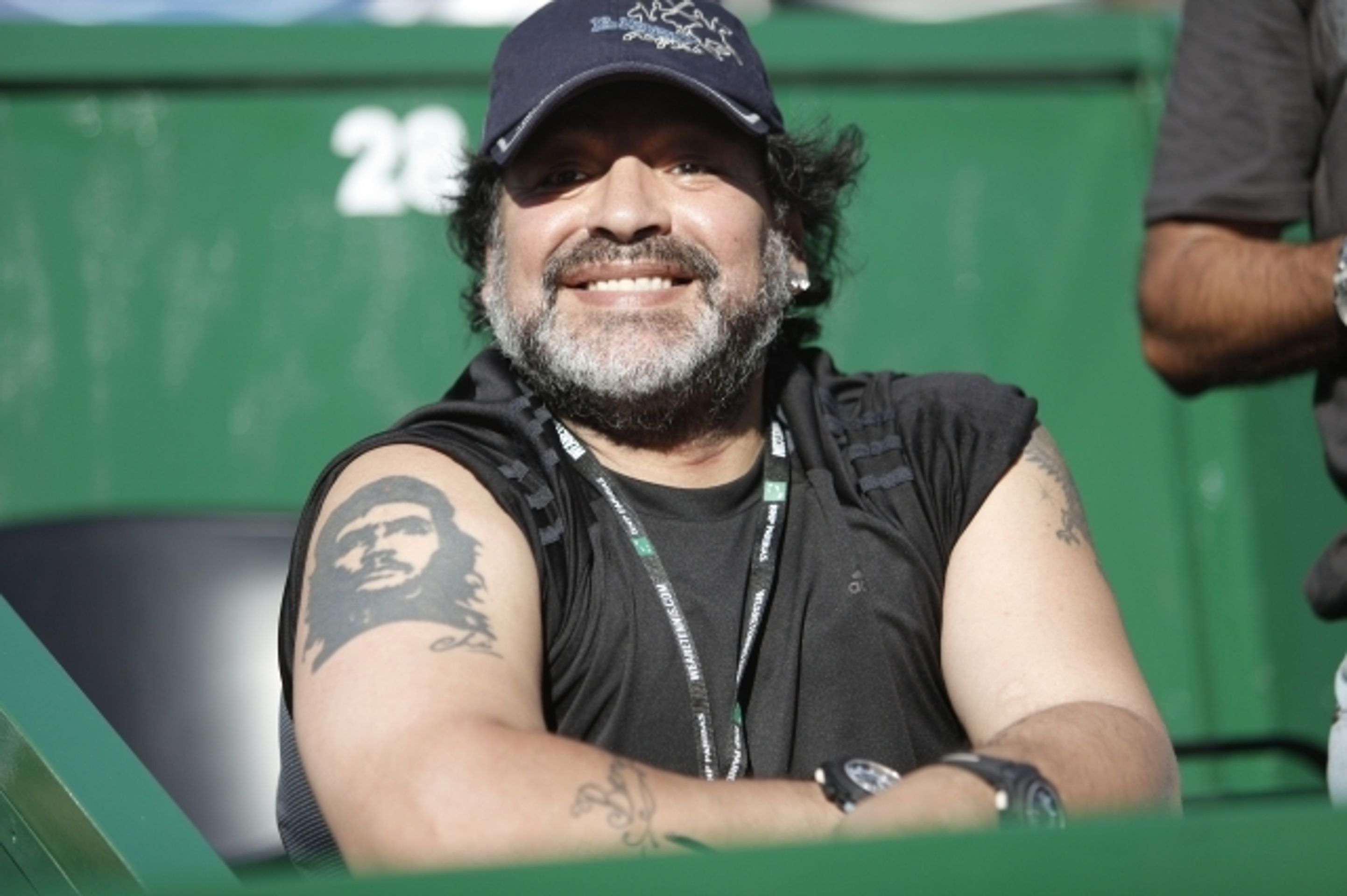Radek Štěpánek a Diego Maradona - 5 - GALERIE: Diego Maradona na Davis Cupu s Českem (1/5)