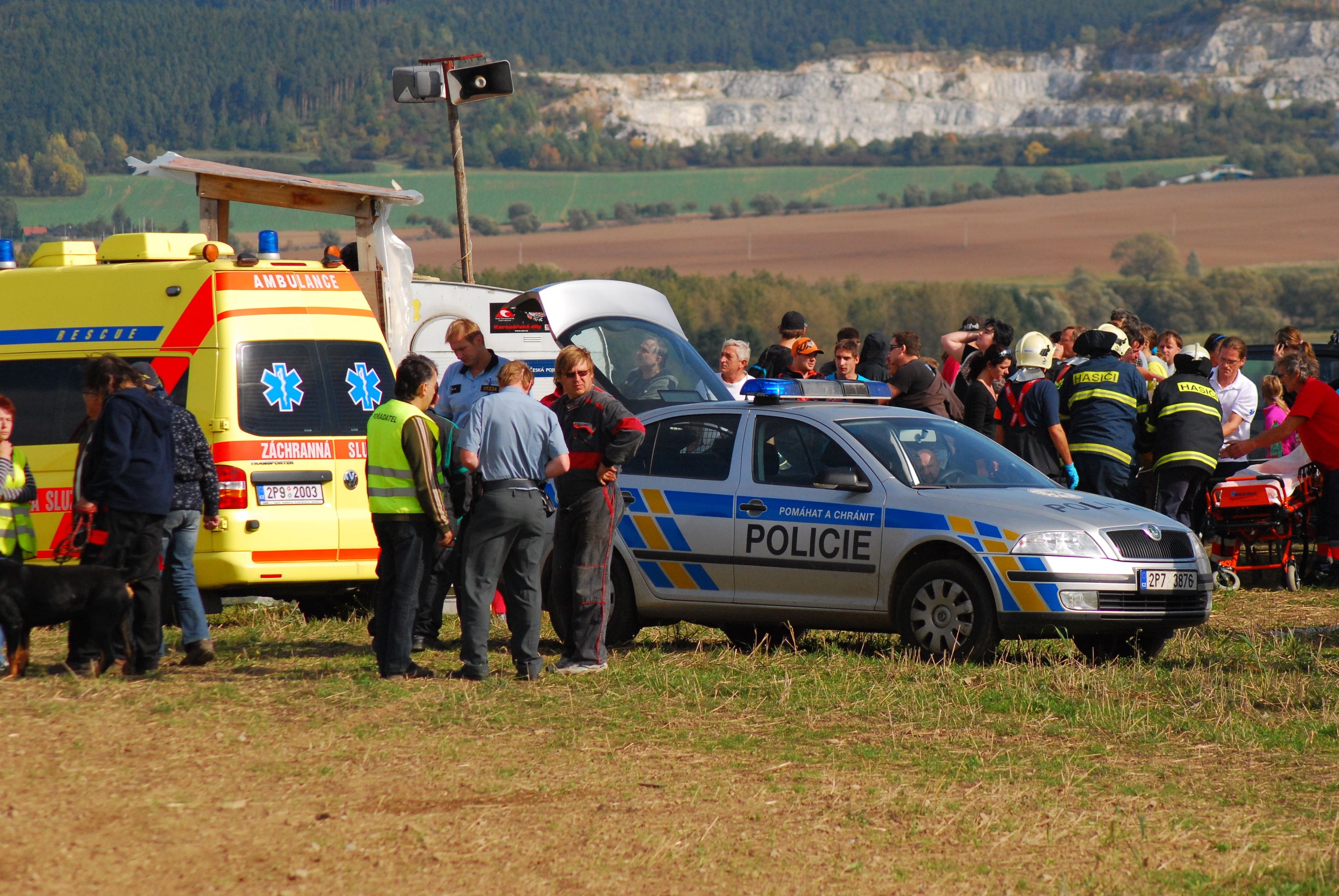 Nehoda na závodech - 11 - GALERIE - Nehoda na závodech U Rabí na Klatovsku (11/28)
