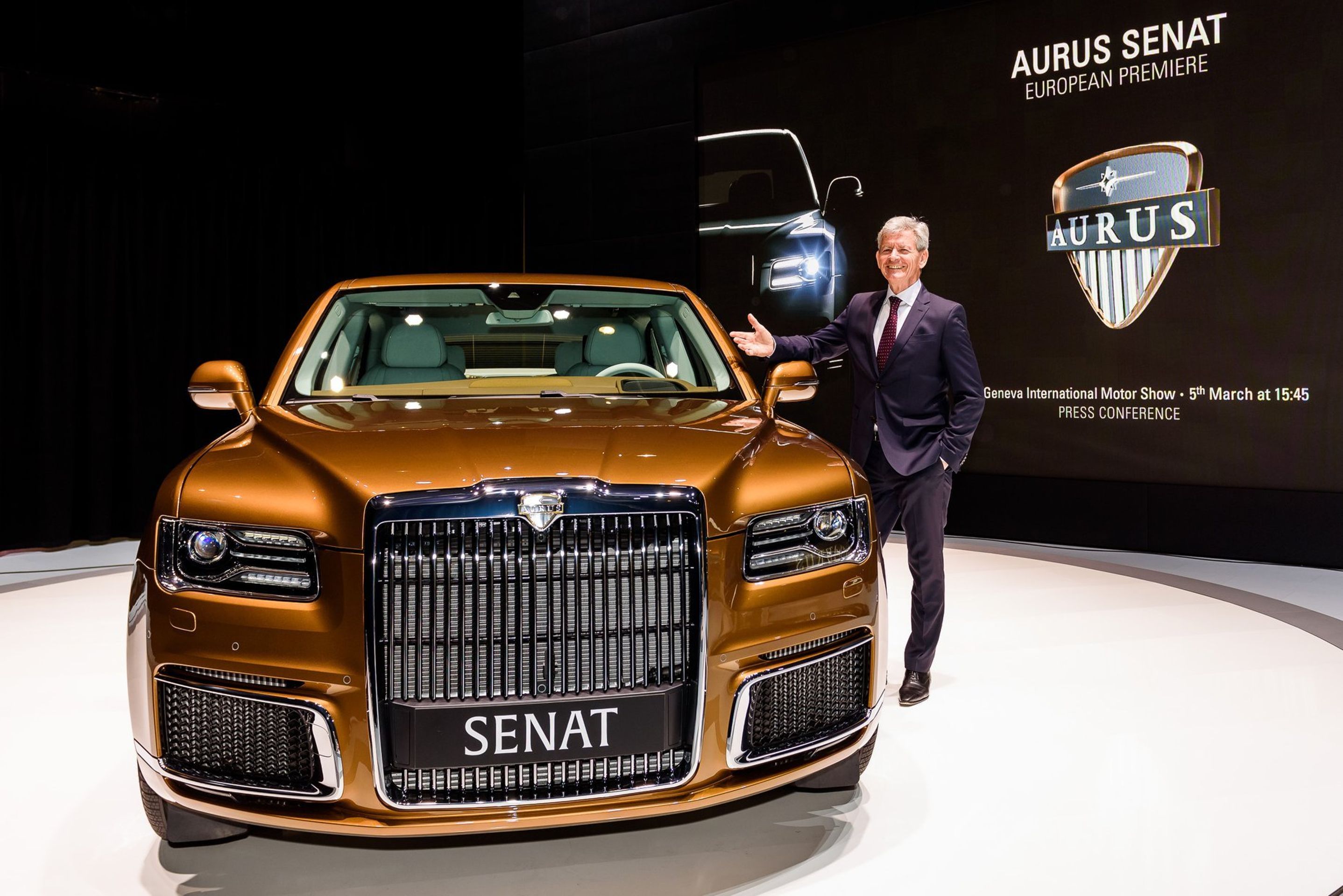 Ruský luxus - limuzína a sedan Aurus - 42 - Fotogalerie: Luxusní ruská monstra Aurus (10/27)