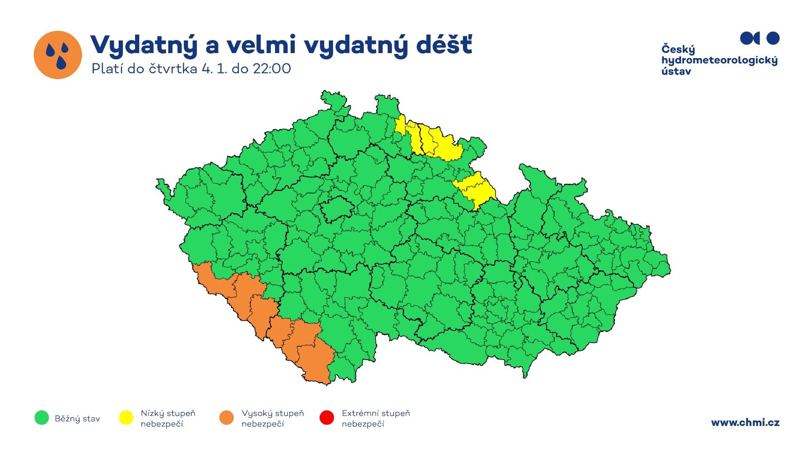 Výstraha ČHMÚ - Výstraha ČHMÚ (4/4)