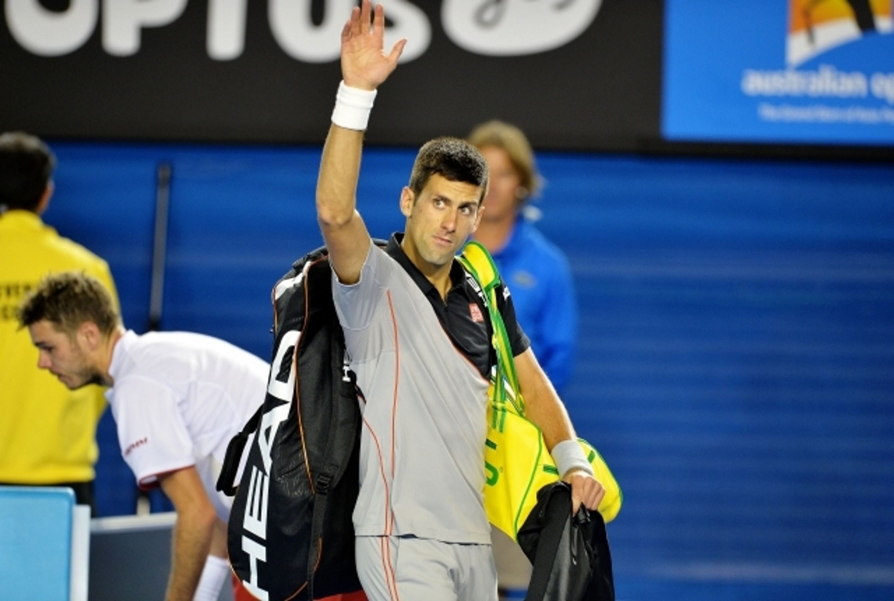 Stanislas Wawrinka porazil na Australian Open Novaka Djokoviče - 3 - GALERIE: Stanislas Wawrinka porazil na Australian Open Novaka Djokoviče (9/13)