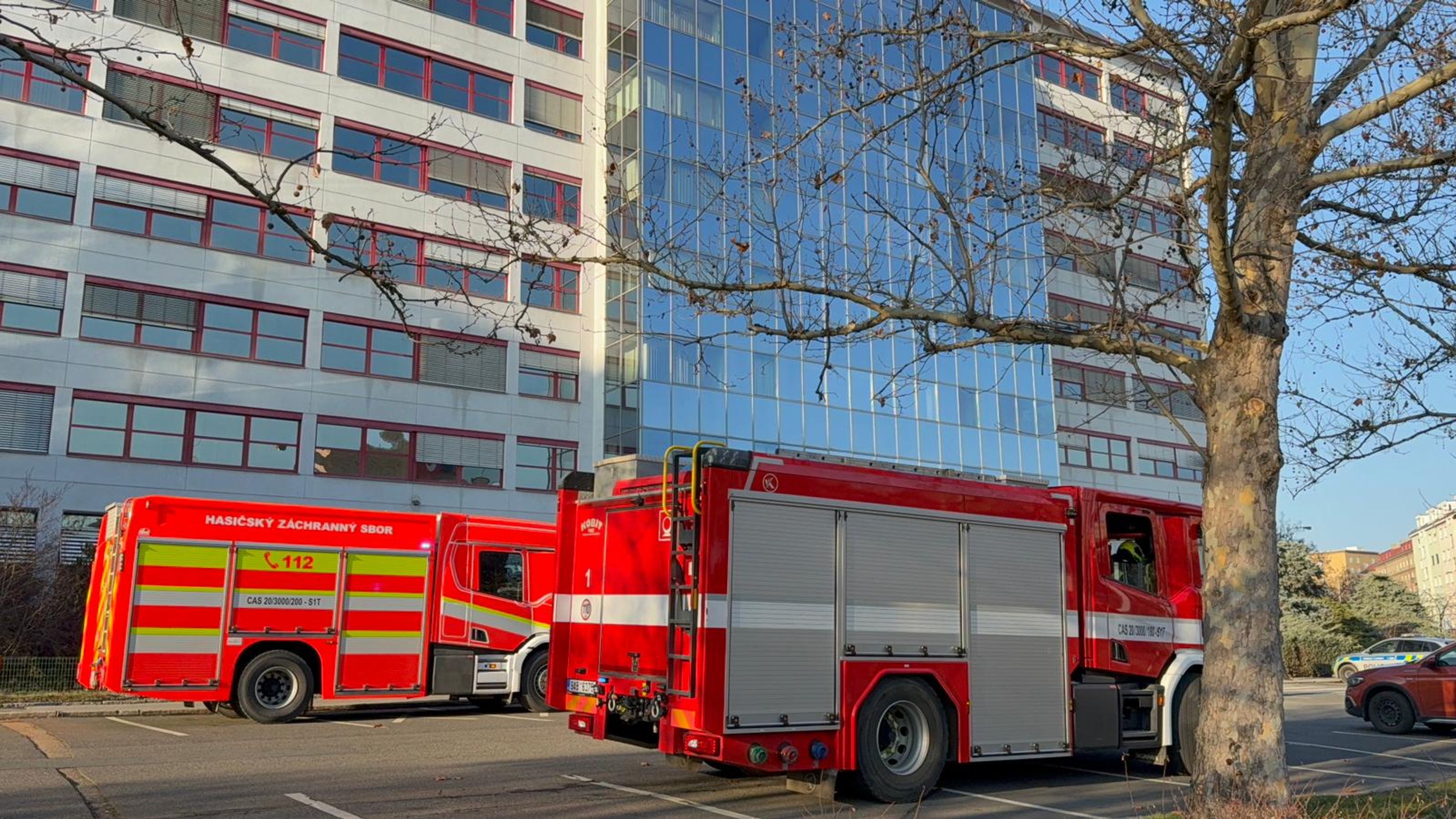Evakuace budovy ministerstva životního prostředí - Evakuace budovy ministerstva životního prostředí (6/9)