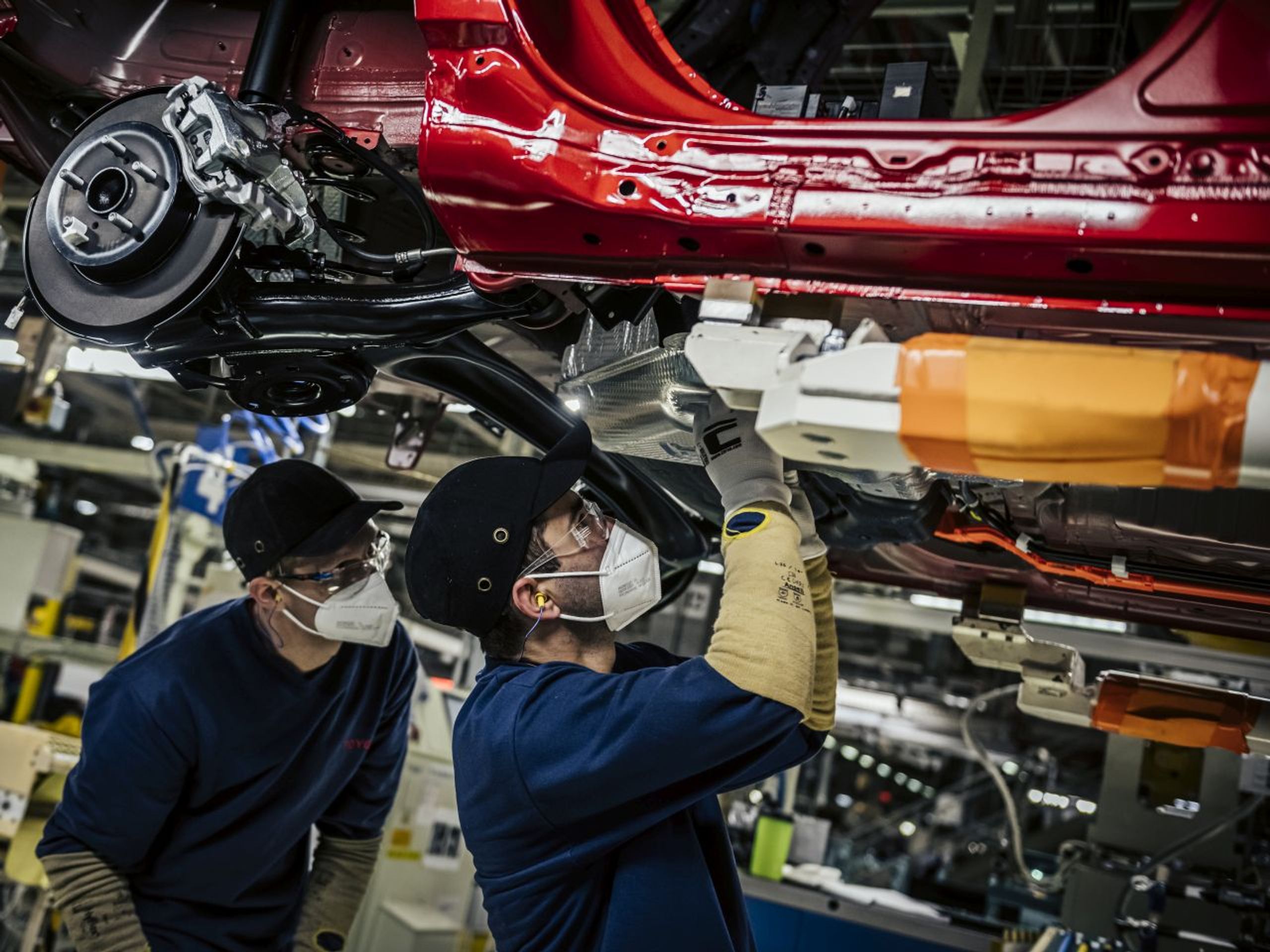 Výroba Toyoty Yaris ve středočeském Kolíně - Podívejte se na výrobní linky Toyoty v Kolíně (16/18)