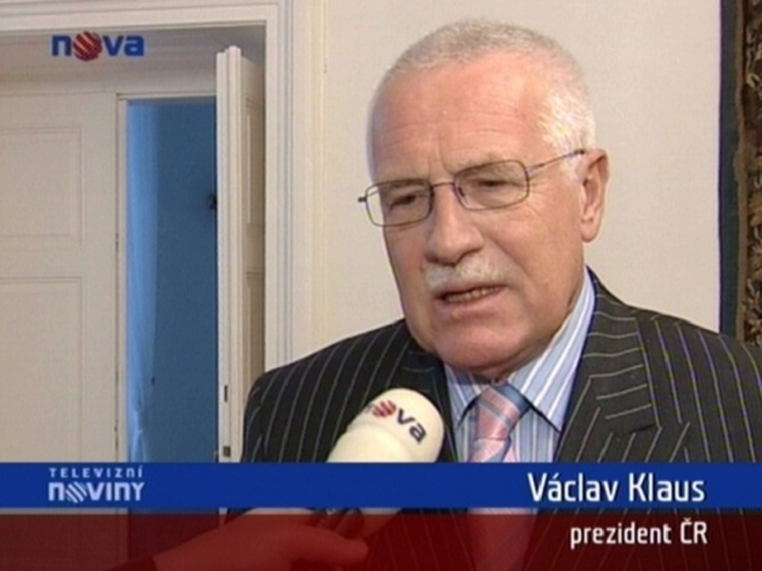 Václav Klaus - Prezident Klaus poskytl TV Nova exkluzivní rozhovor (1/2)