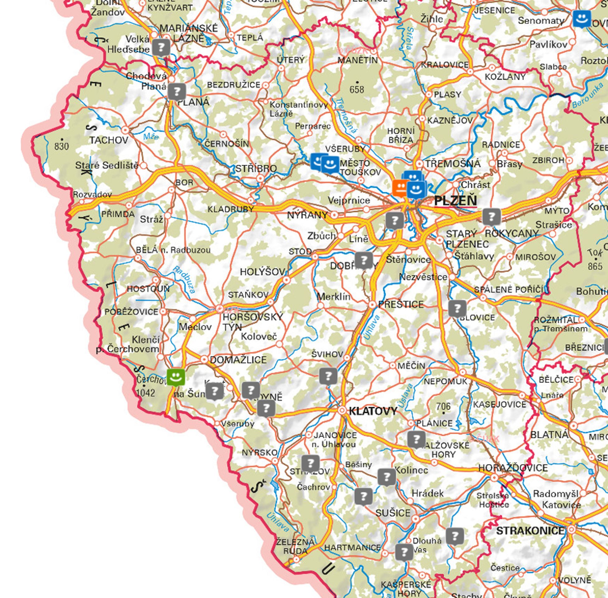 Plzeňský kraj - Kvalita vody ke koupání (3/13)