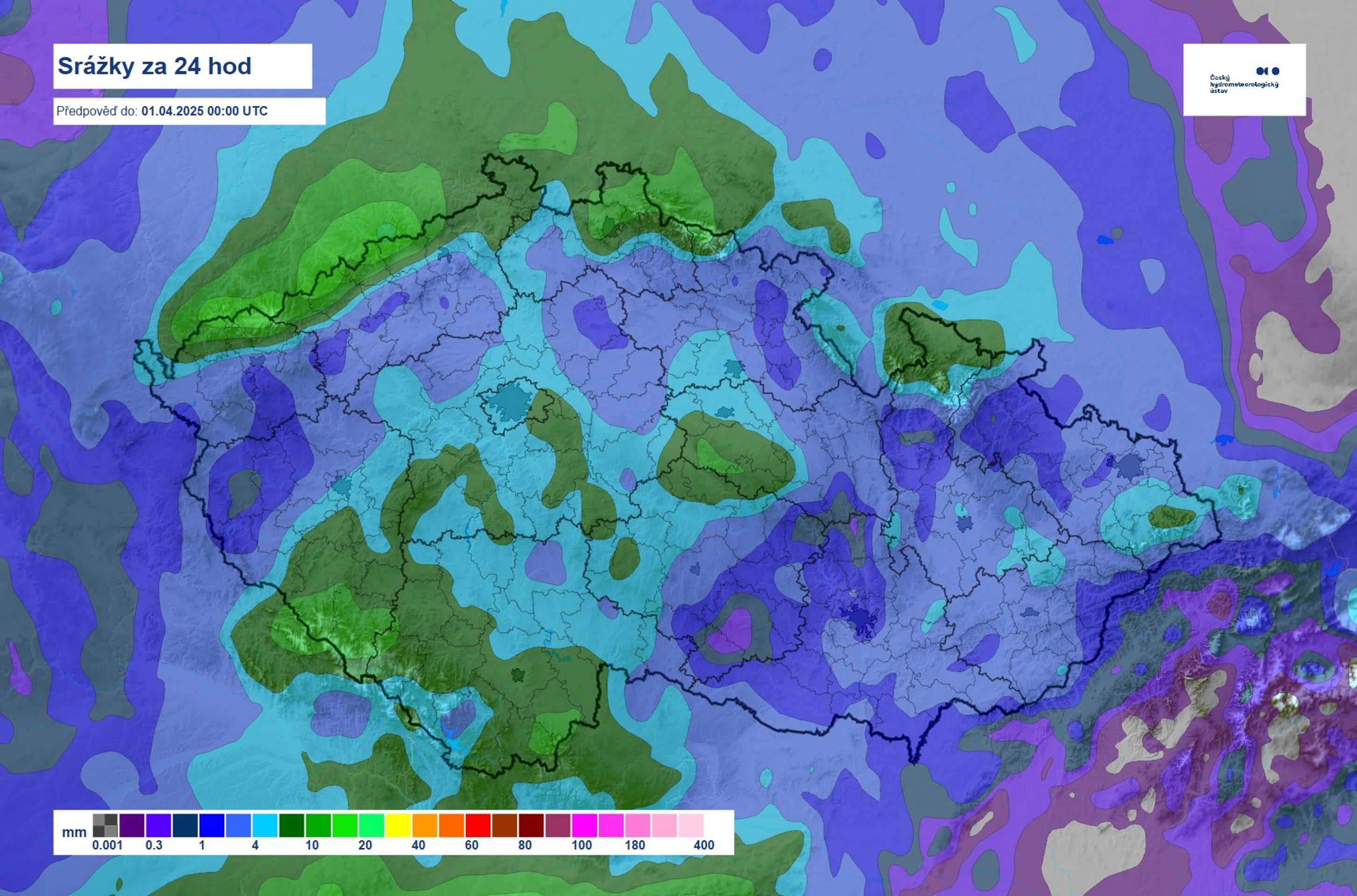 Mapa počasí - Mapy počasí (2/3)