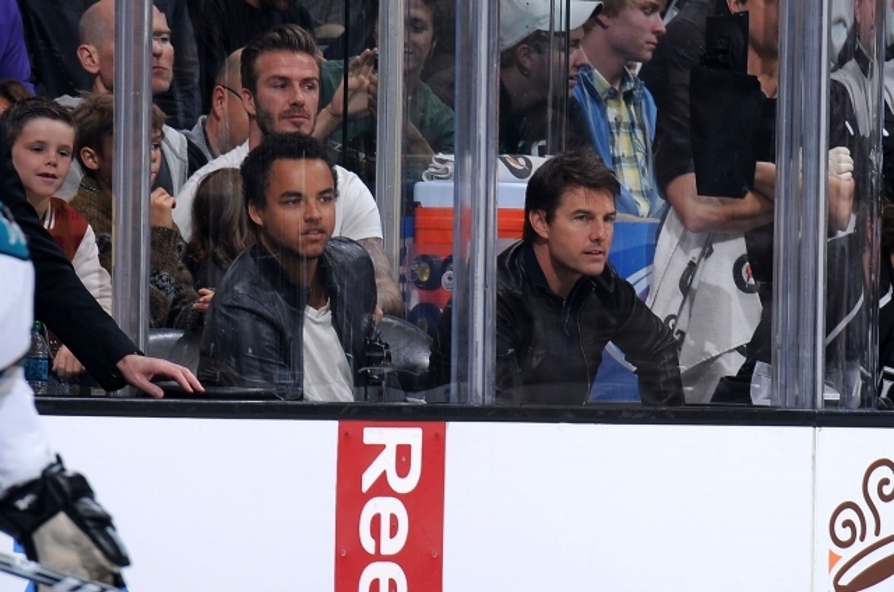 David Beckham a Tom Cruise na hokeji - 6 - GALERIE: David Beckham a Tom Cruise na hokeji (6/8)