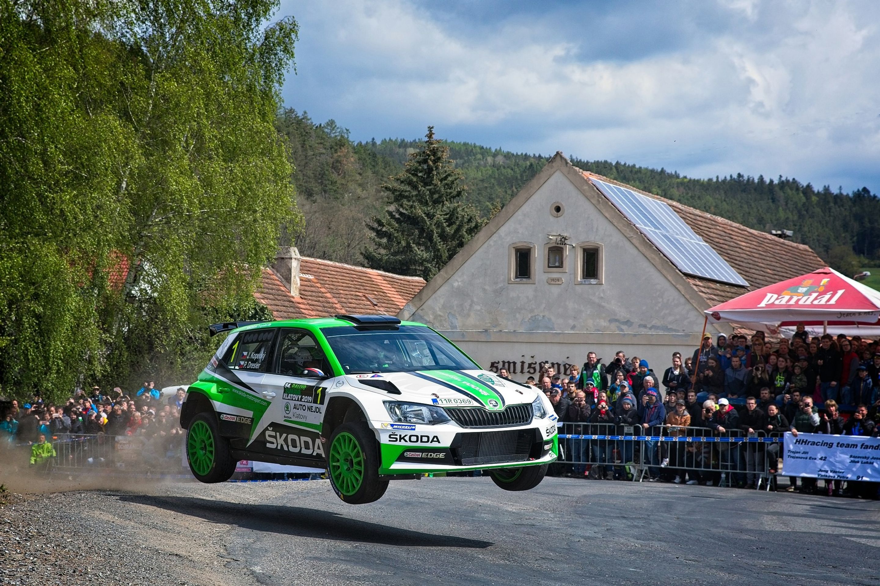 Skok v Tedražicích - GALERIE: Druhý díl Czech Rally (1/5)