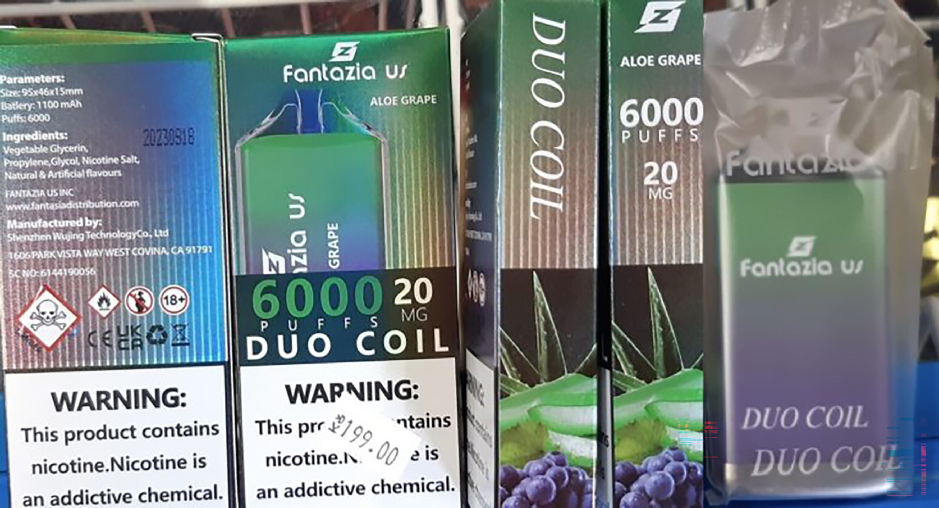 Jednorázová elektronická cigareta Fantazia us (3) - Zdravotně závadné e-cigarety (1/7)