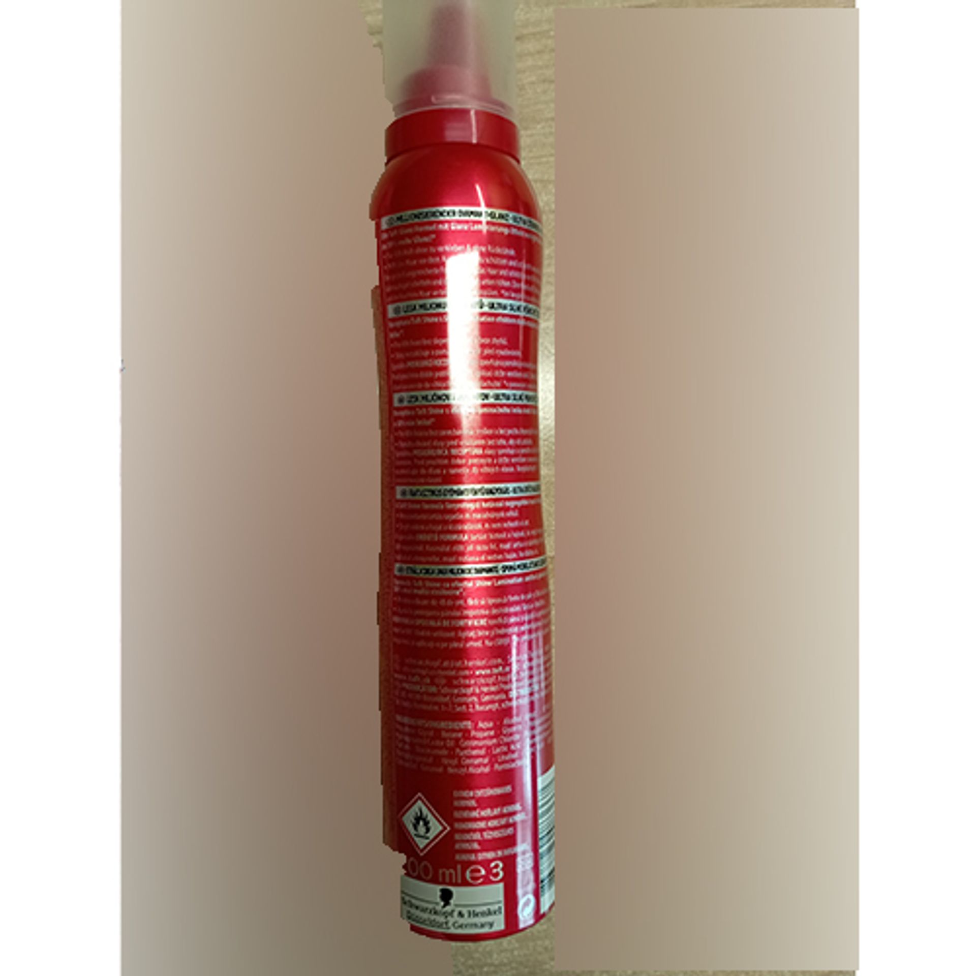 SCHWARZKOPF Taft Shine pěna do vlasů (2) - Zdraví nebezpečná kosmetika (16/35)