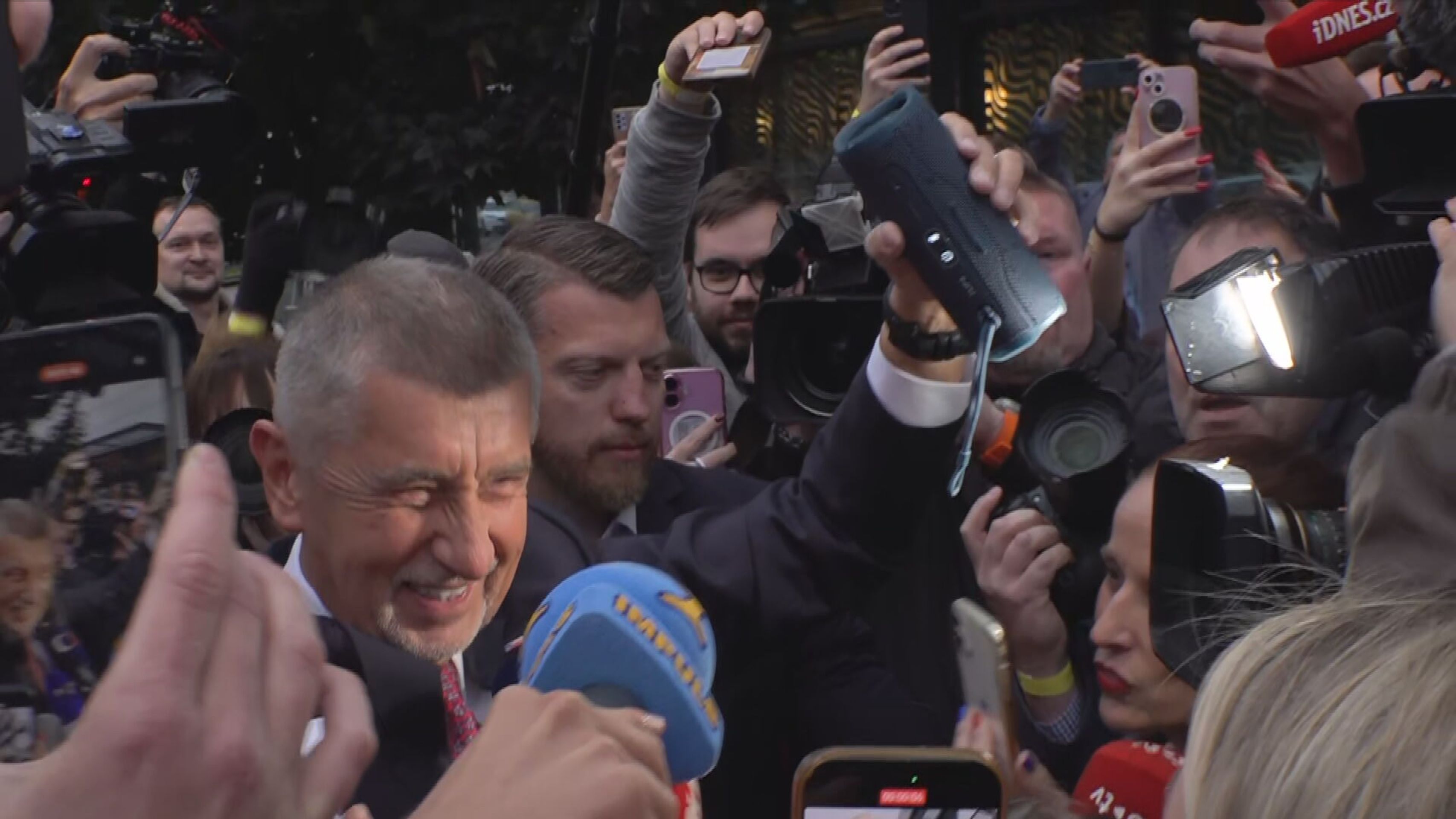 Andrej Babiš  - Příjezd Andreje Babiše (ANO) (10/13)