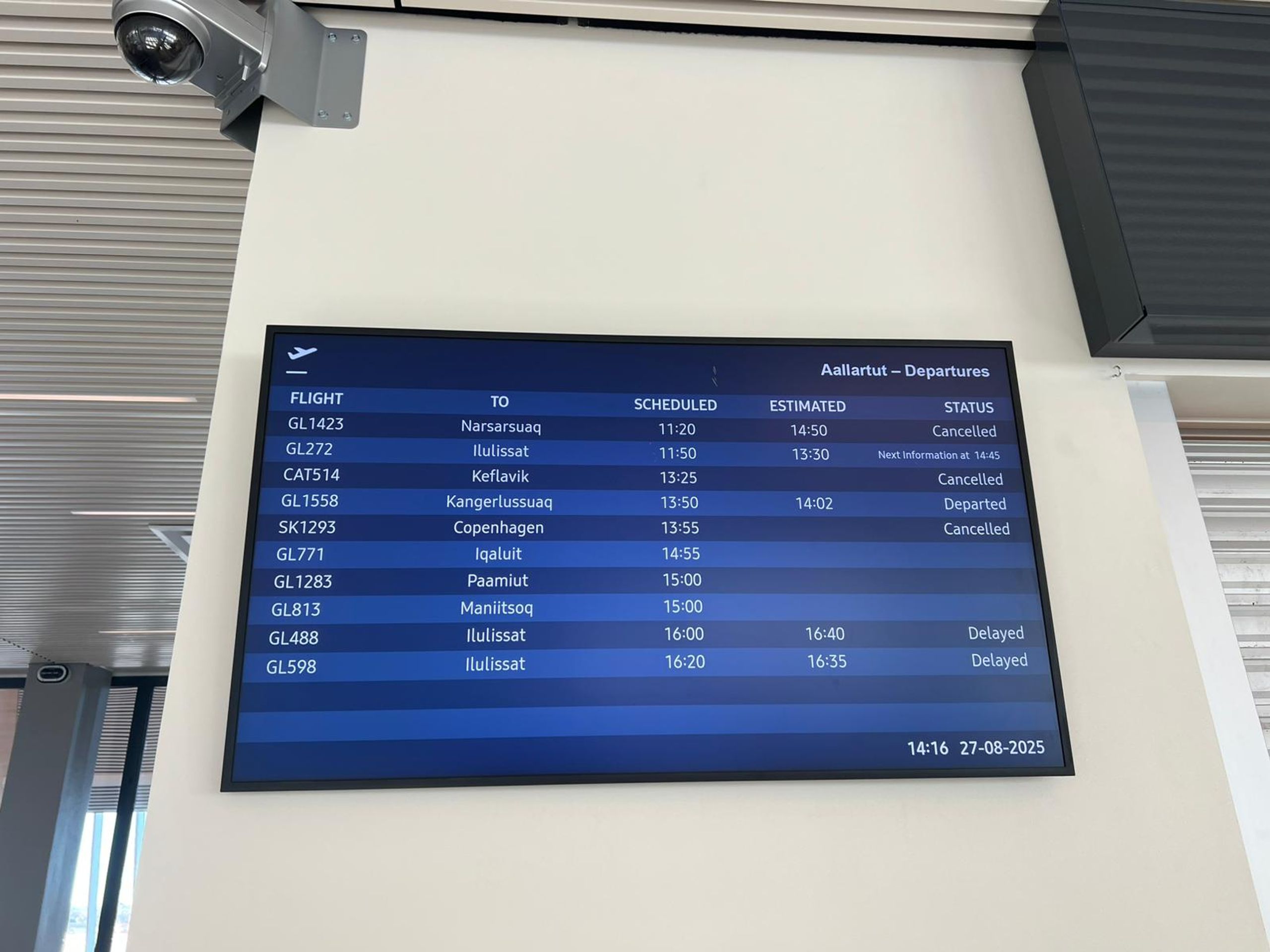 Letiště v Nuuku - Češi na letišti v Nuuku (3/4)