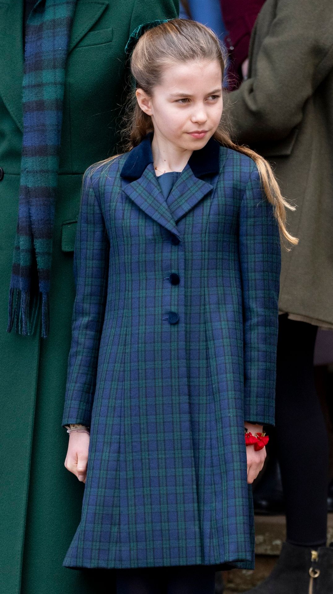 Princezna Charlotte, 25. 12. 2024 Vánoční procházka do kostela v Sandringhamu (1) - Princezna Charlotte o Vánocích 2024 (4/9)