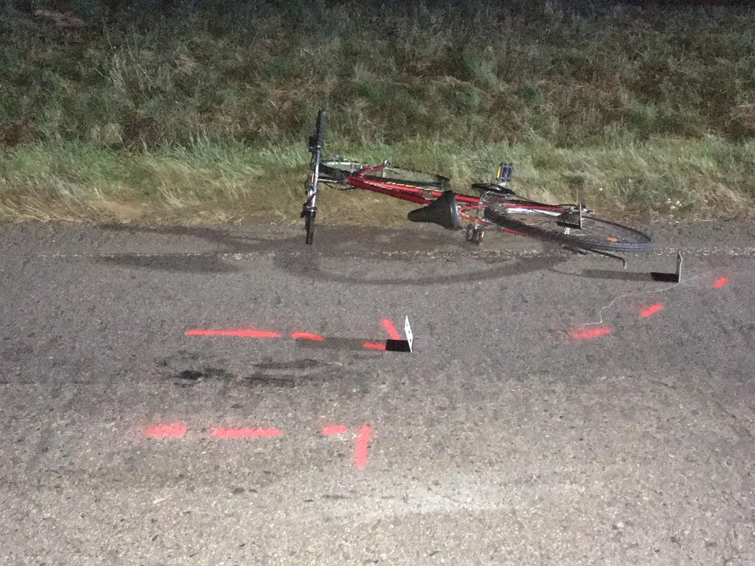 Hodonínsko, srážka auta s cyklistou - 2 - GALERIE: Srážka auta s cyklistou na Hodonínsku (2/4)
