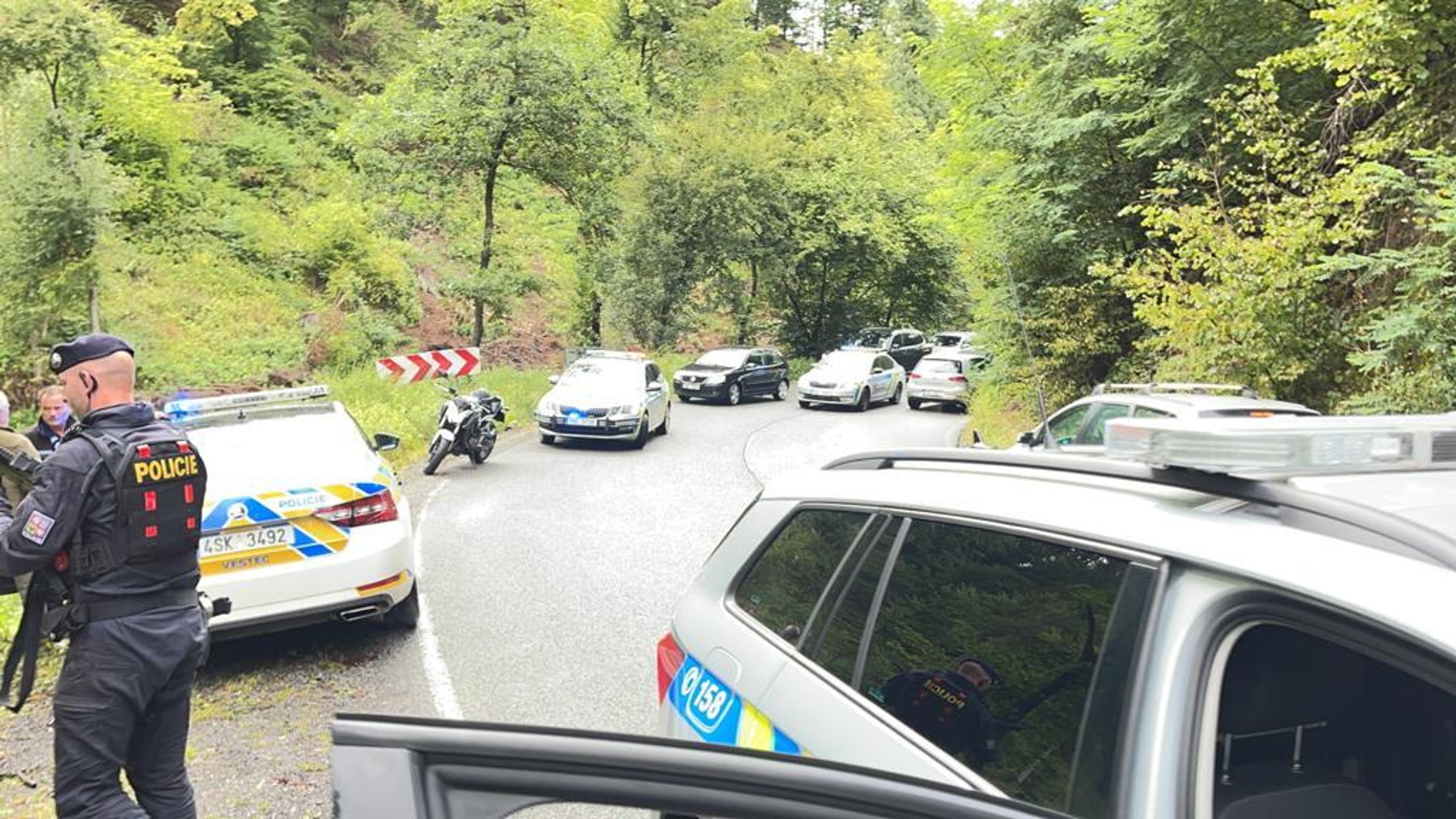 Policisté u Dolních Břežan u Prahy hledají medvěda - 1 - GALERIE: Policisté u Prahy pátrají po medvědovi (8/8)
