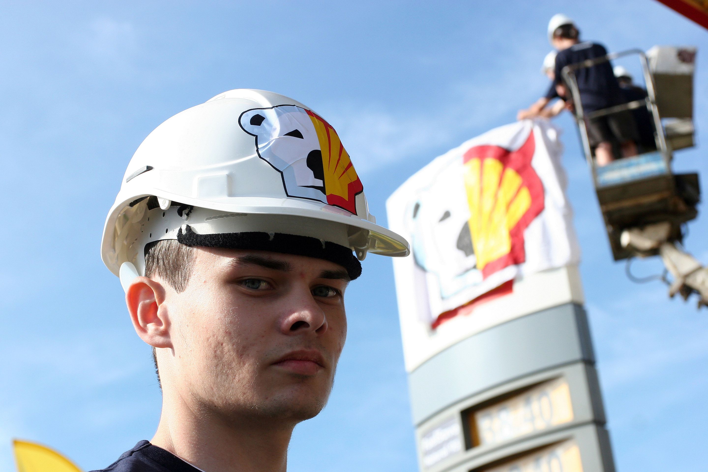 Protest Greenpeace proti těžbě ropy v Arktidě - 3 - Protest Greenpeace proti těžbě ropy v Arktidě (3/6)