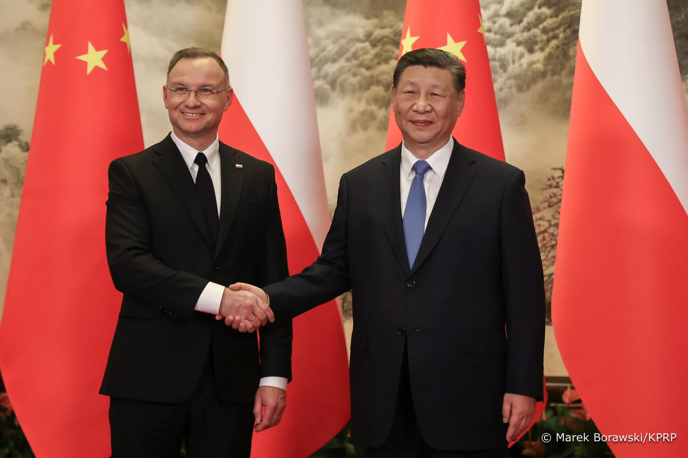 Prezidenti Andrzej Duda a Si Ťin-pching (2) - Návštěva polského prezidenta v Číně (6/8)