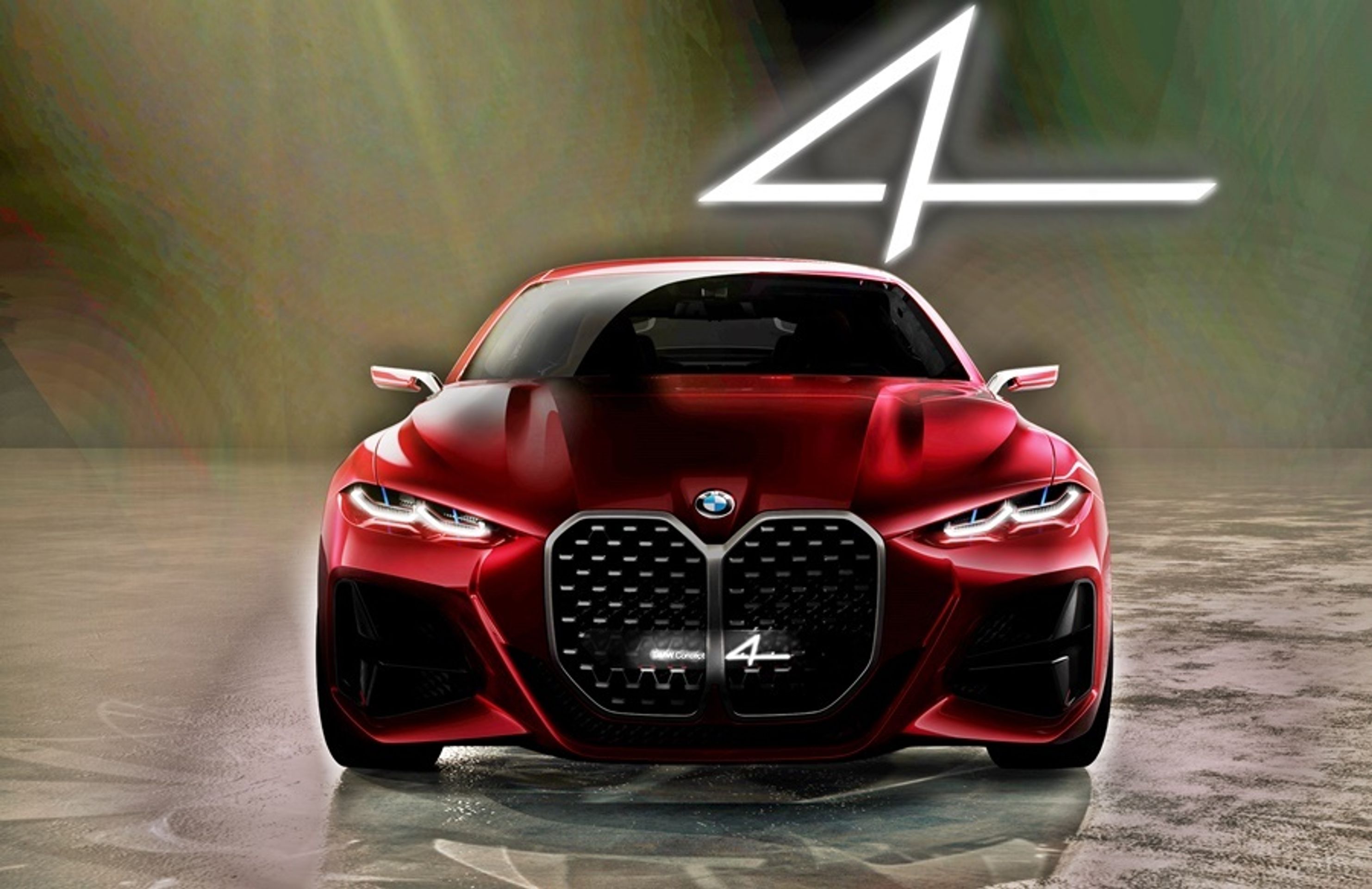 BMW Concept 4 - 14 - Fotogalerie: BMW Concept 4 zaujal hlavně obřími ledvinkami (3/8)