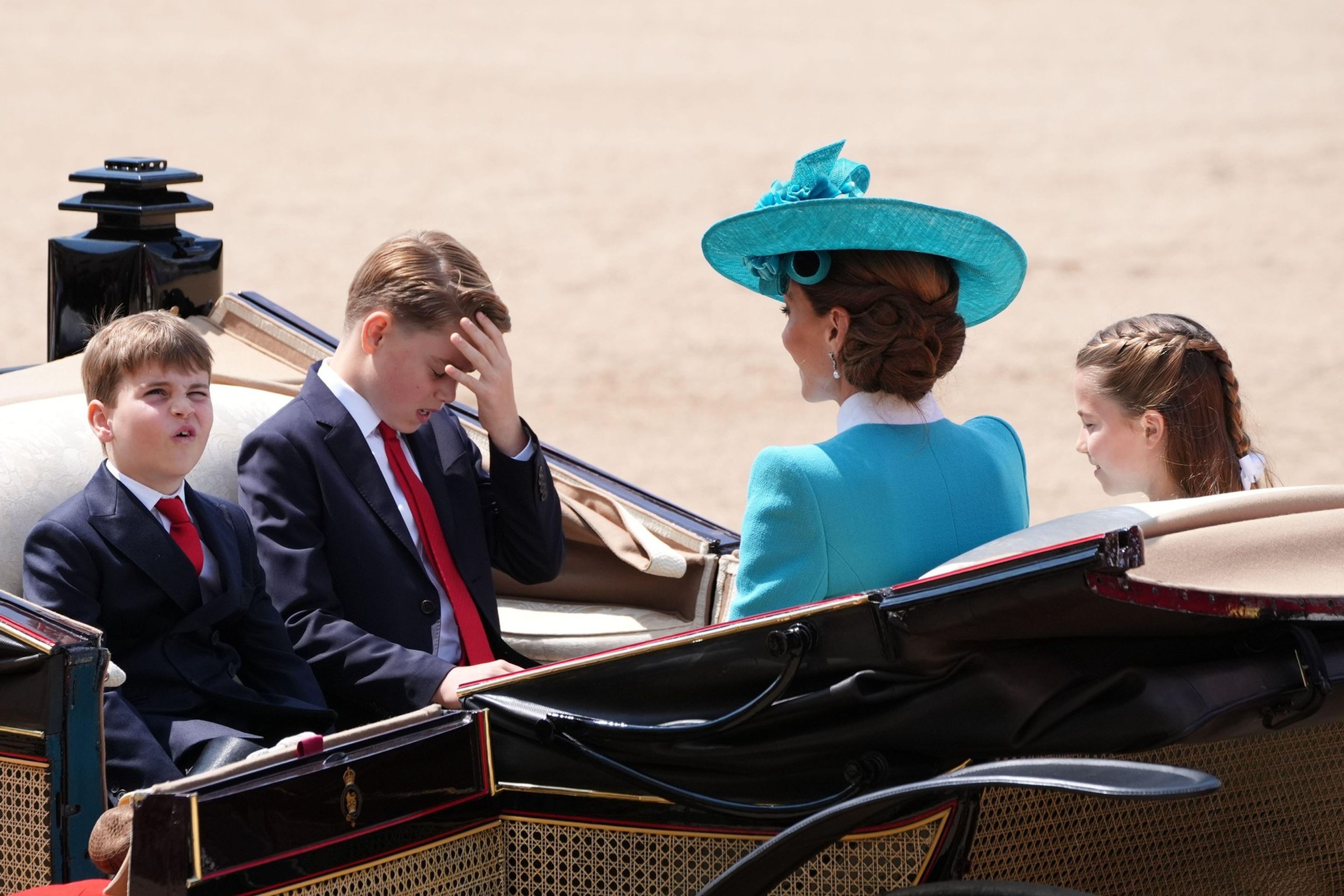 George a Louis na oslavě Karla III. (14. 6. 2025) - Královská přehlídka Trooping the Colour (14. 6. 2025) (2/14)