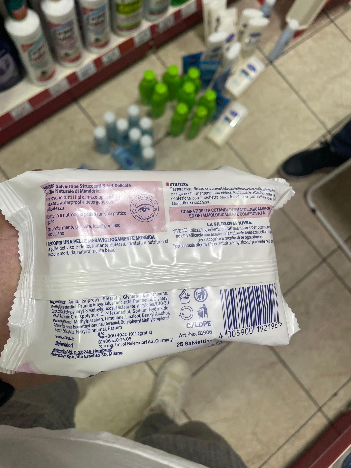 Odličovací ubrousky Nivea (2) - Zdraví nebezpečná kosmetika (2/25)