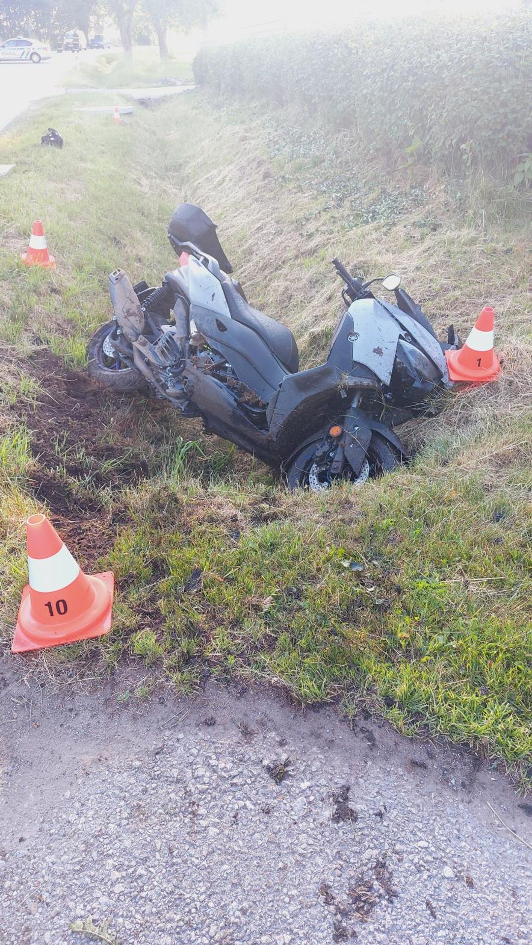 Tragická nehoda motorkáře na Českokrumlovsku - Tragická nehoda motorkáře na Českokrumlovsku (2/3)