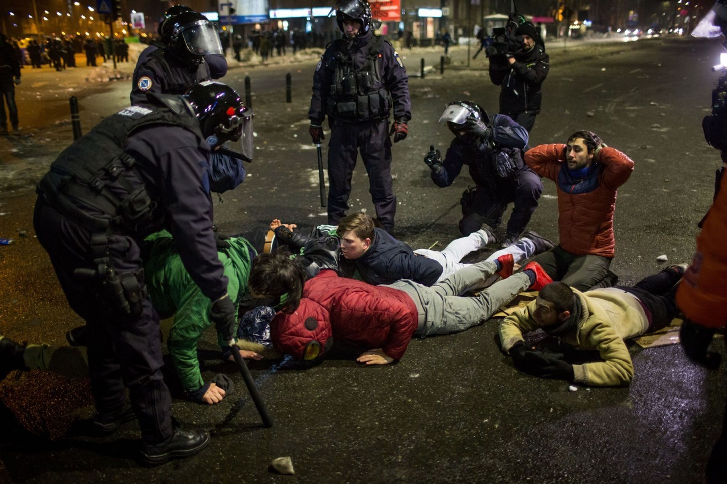 Vládní protest v Rumunsku - 5 - GALERIE: Vládní protest v Rumunsku (5/6)