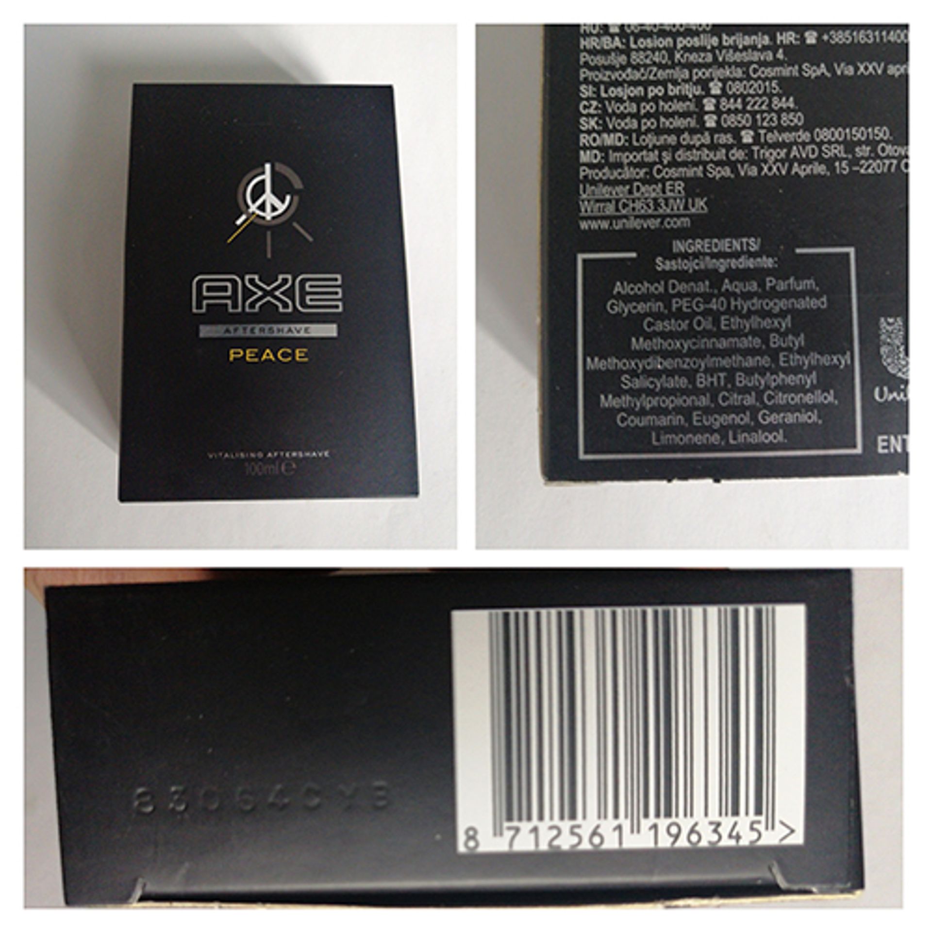 Axe Peace - Kosmetika nahlášená hygieniky (9/9)