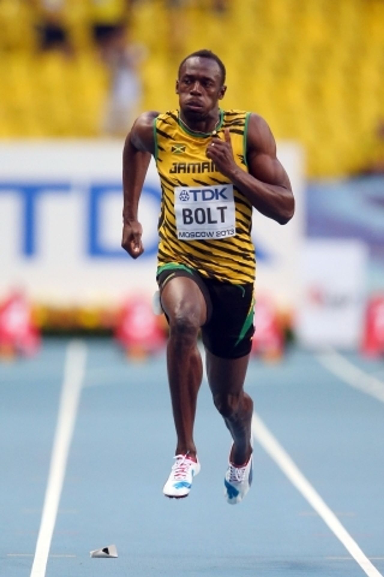 Usain Bolt jako loutka - 9 - GALERIE: Usain Bolt se na MS představil jako loutka (10/11)