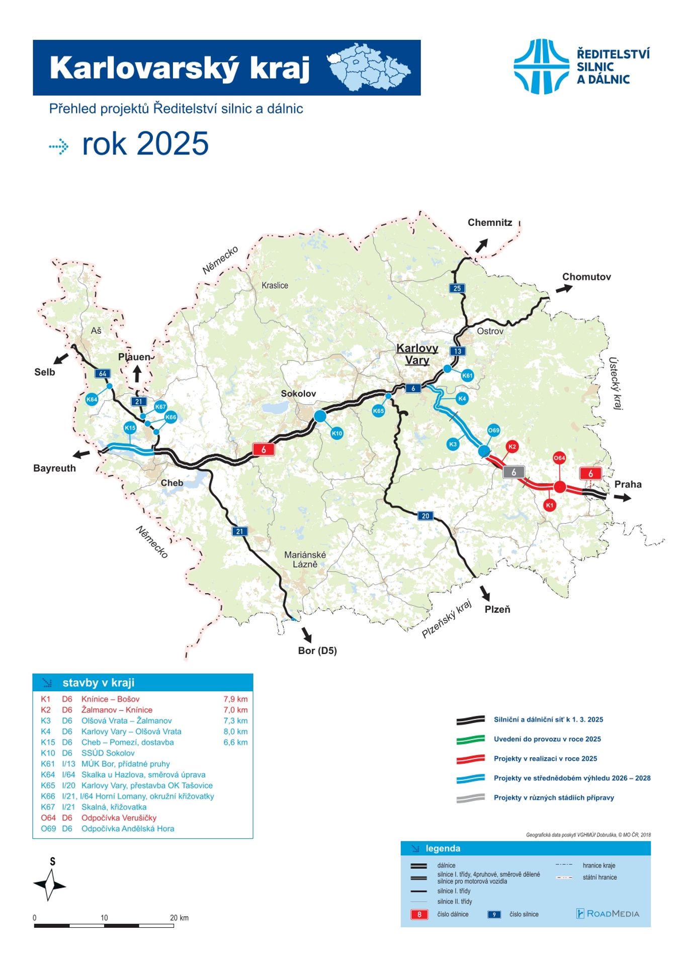 Karlovarský kraj - mapa výstavby - Mapy oprav a výstavby (7/26)
