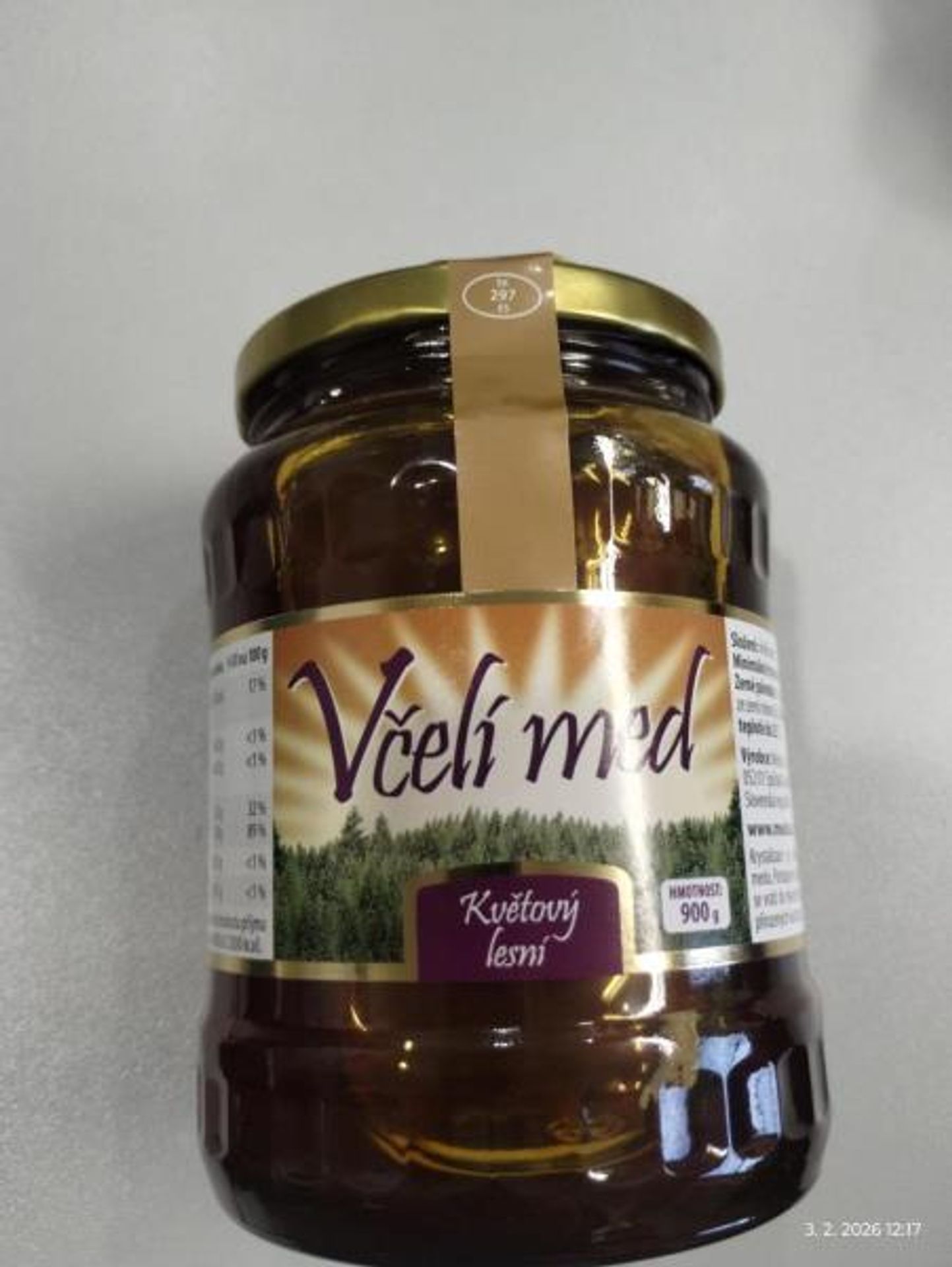 Včelí med, květový lesní - Závadný med, sušenky a oříšky (1/14)