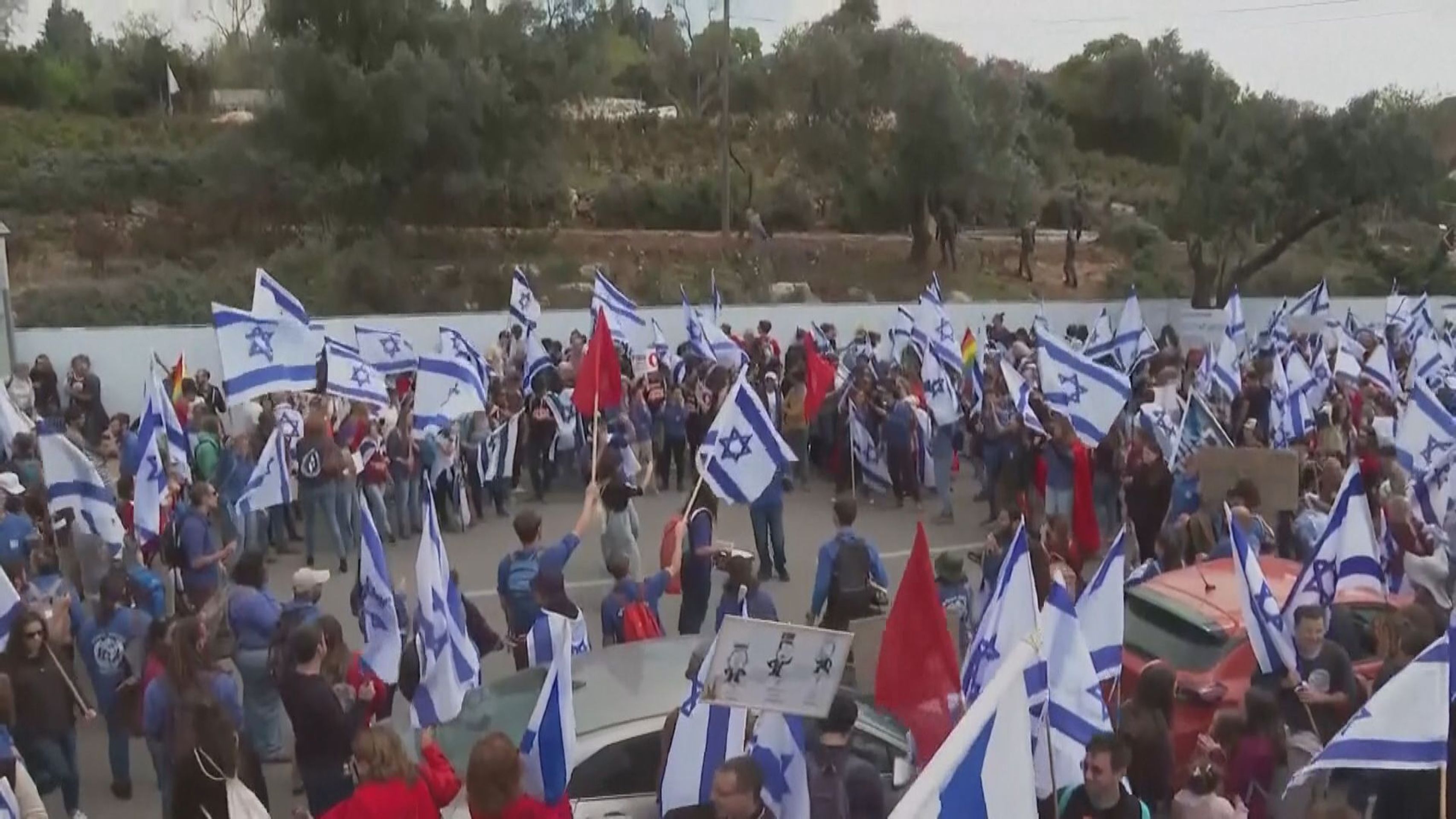Izrael demonstrace (8) - V Izraeli protestují statisíce lidí (7/23)