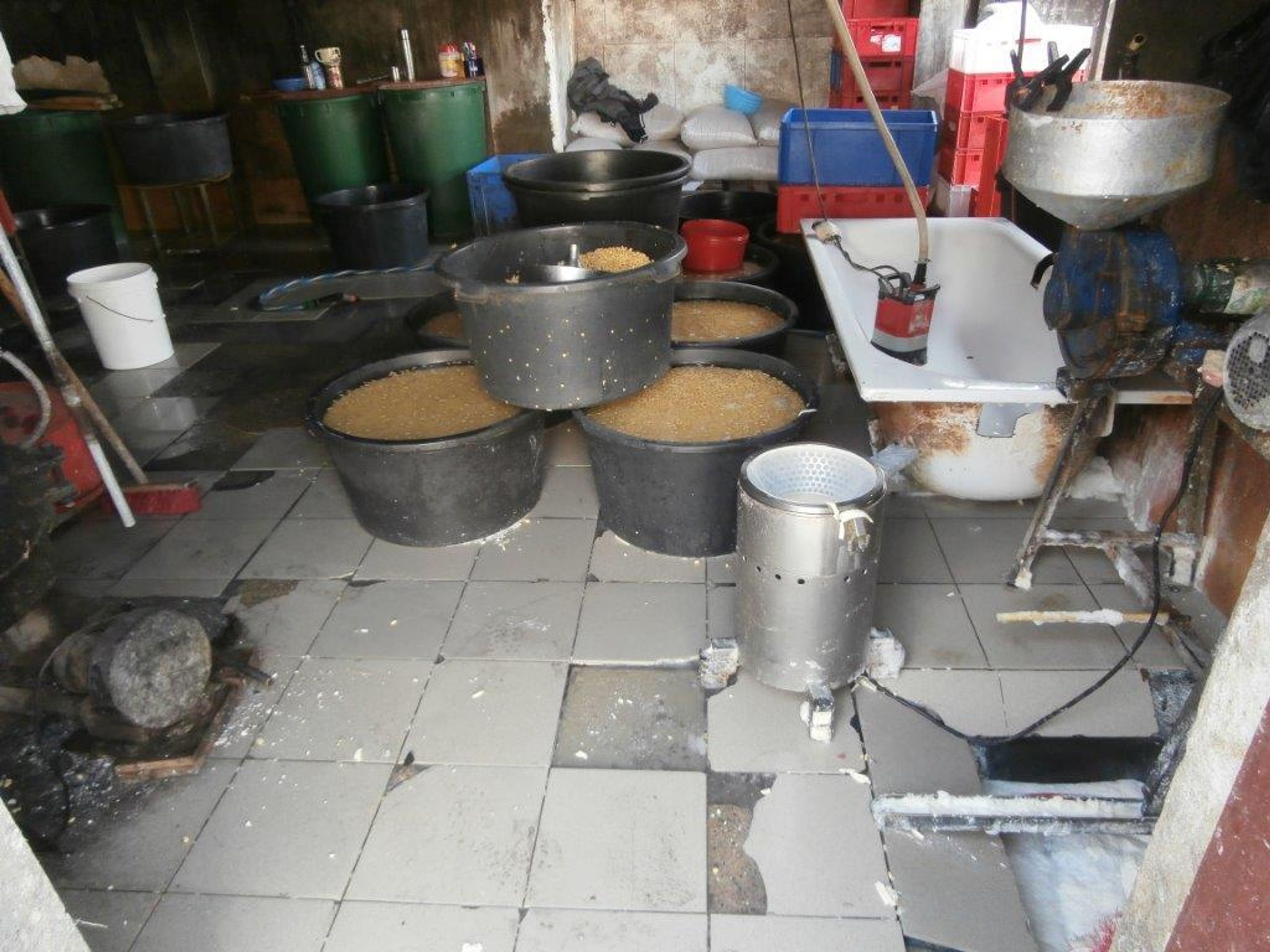 Uzavřená nelegální výrobna tofu prodávaného v pražské tržnici SAPA - 2 - GALERIE: Uzavřená nelegální výrobna tofu prodávaného v pražské tržnici SAPA (2/18)