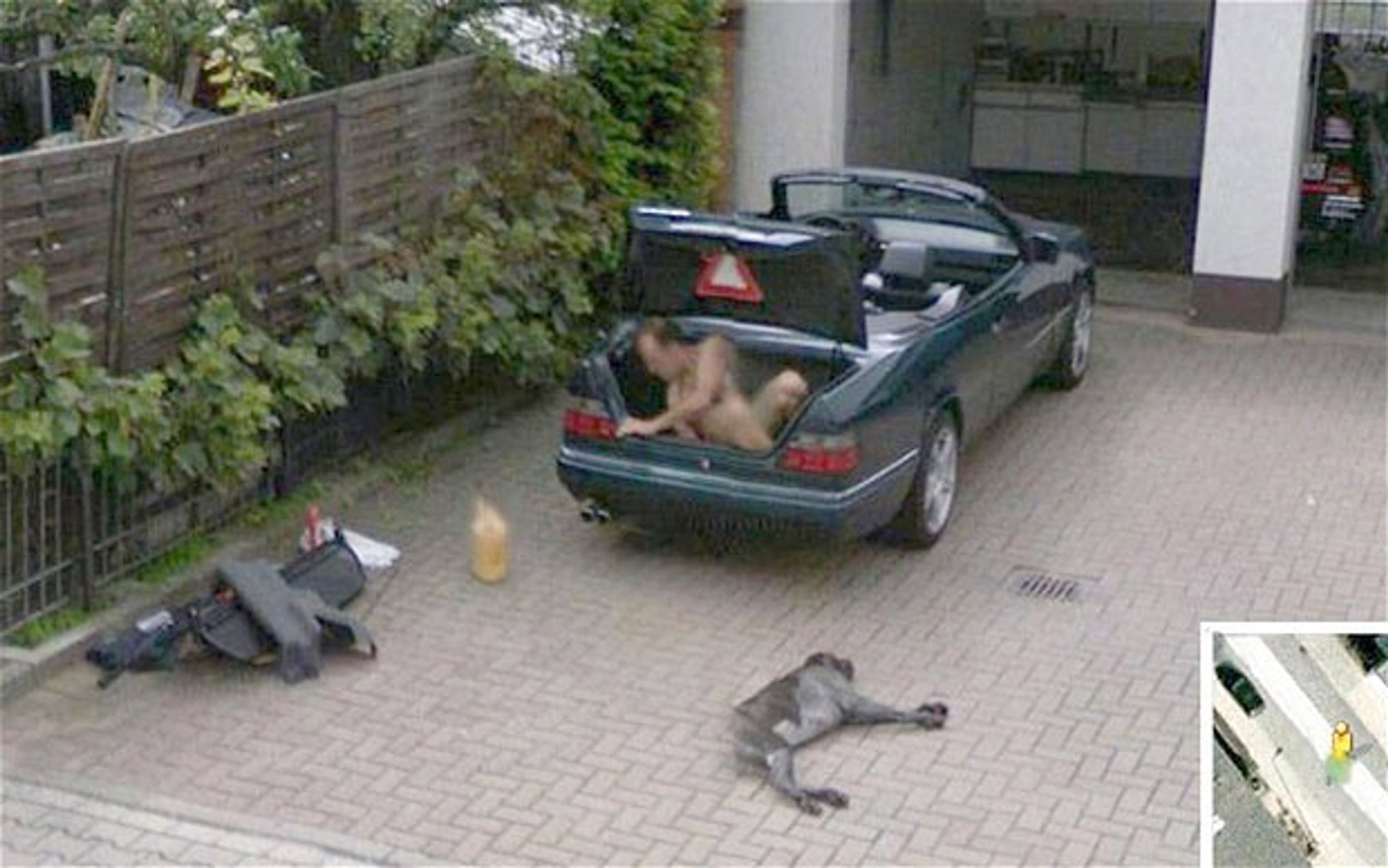 Google fotky - 1 - Choulostivé fotky Google Street View (6/6)