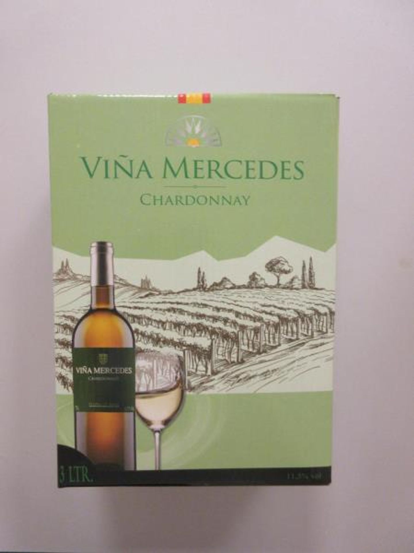 CHARDONNAY, Viňa Mercedes, Bílé suché víno, Alk. 11,5% obj., Víno ze Španělska (1) - Závadné bílé víno (1/3)
