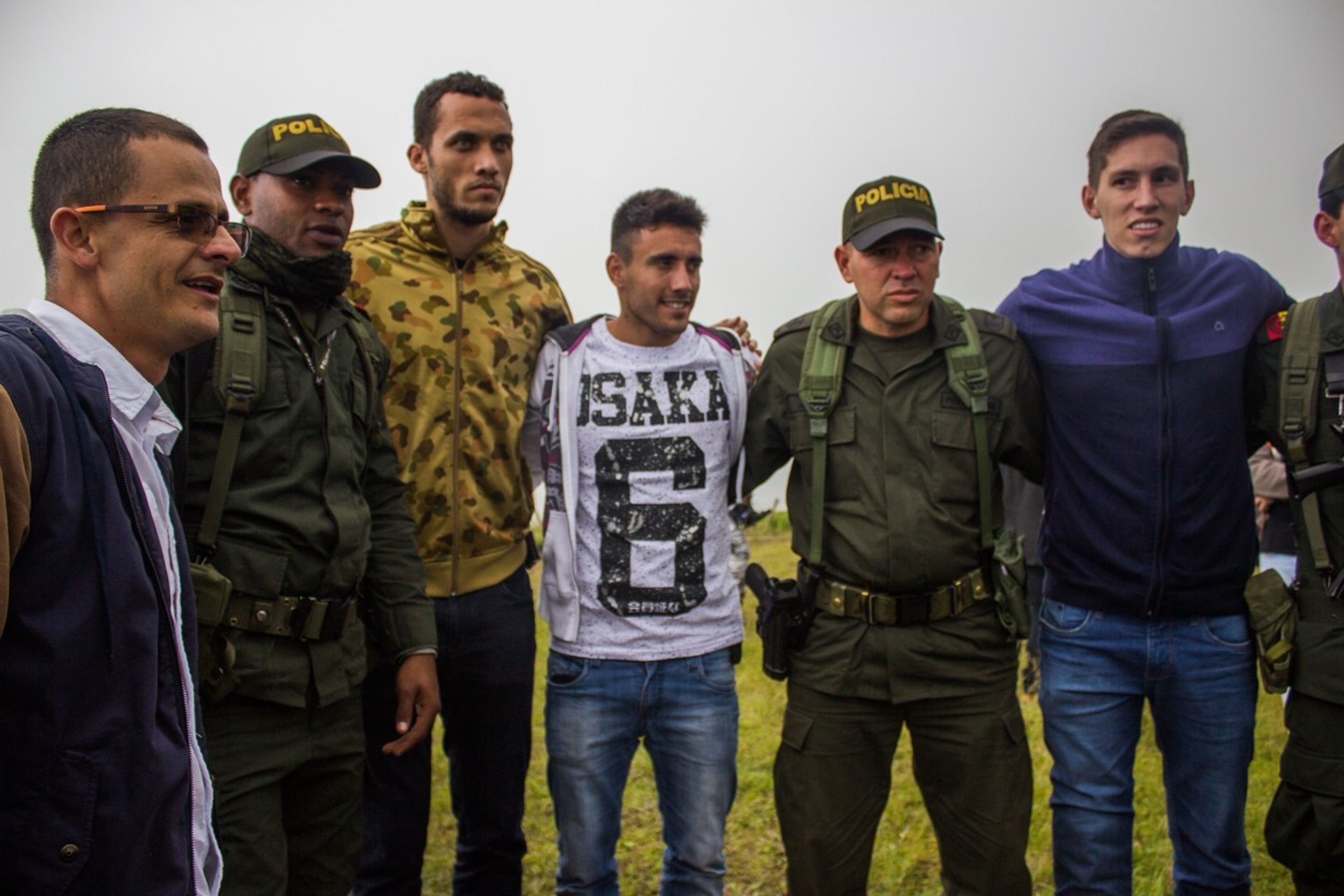 Chapecoense znovu na místě tragédie - 8 - GALERIE: Fotbalisté Chapecoense na místě tragédie (8/10)