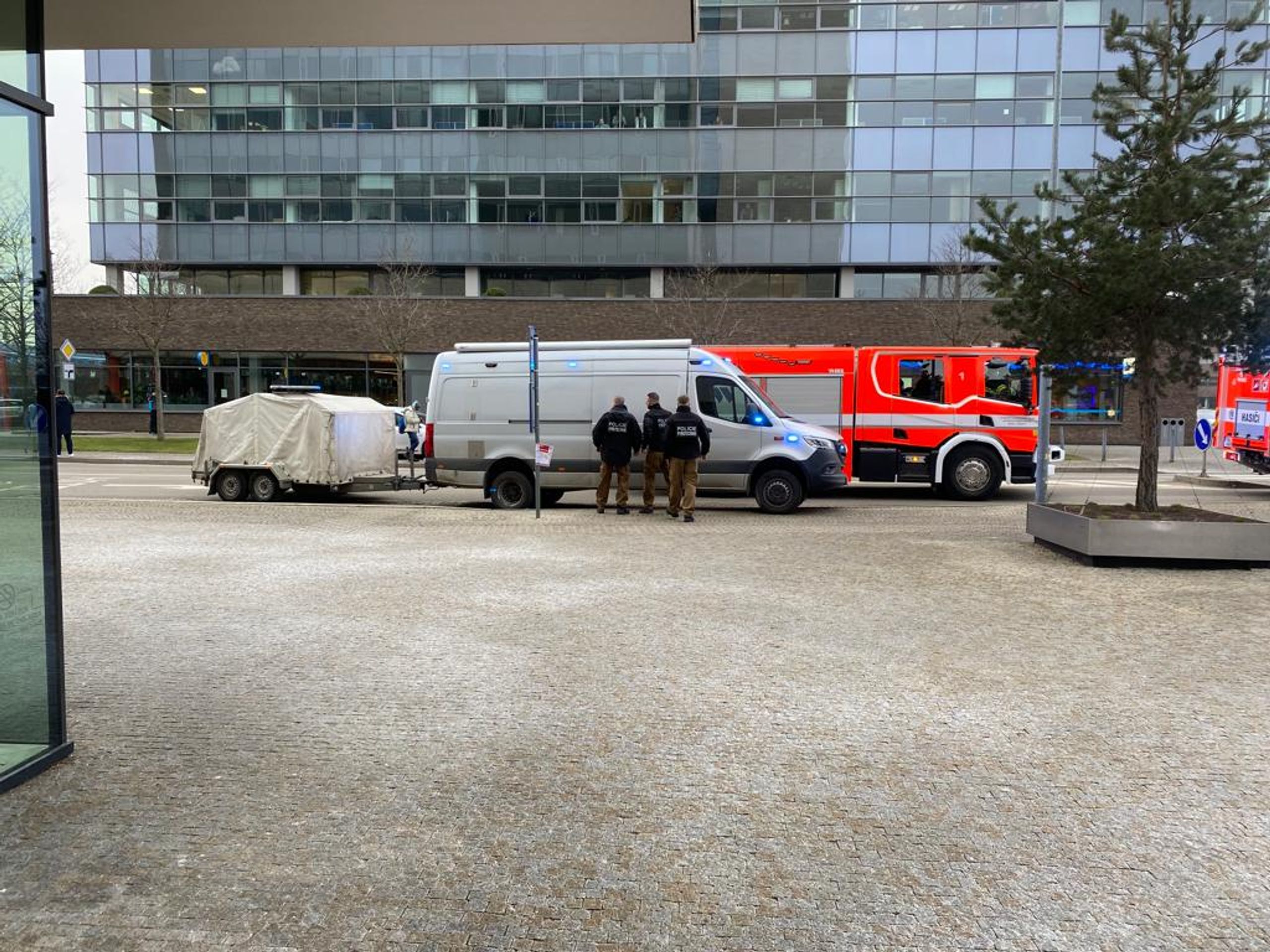 Zásah policie v Holandské ulici - Zásah policie v Brně (2/4)