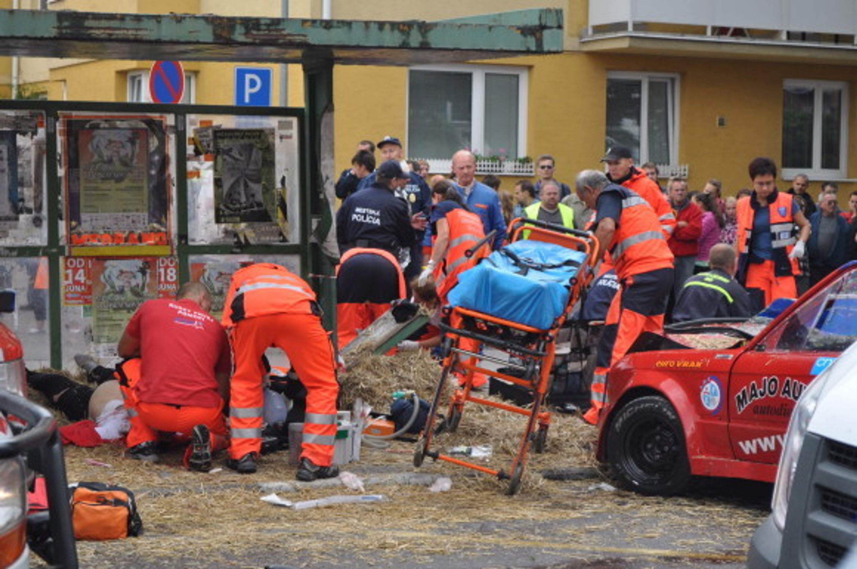 Nehoda závodního vozu na Slovensku - 4 - Nehoda závodního vozu na Slovensku (3/24)